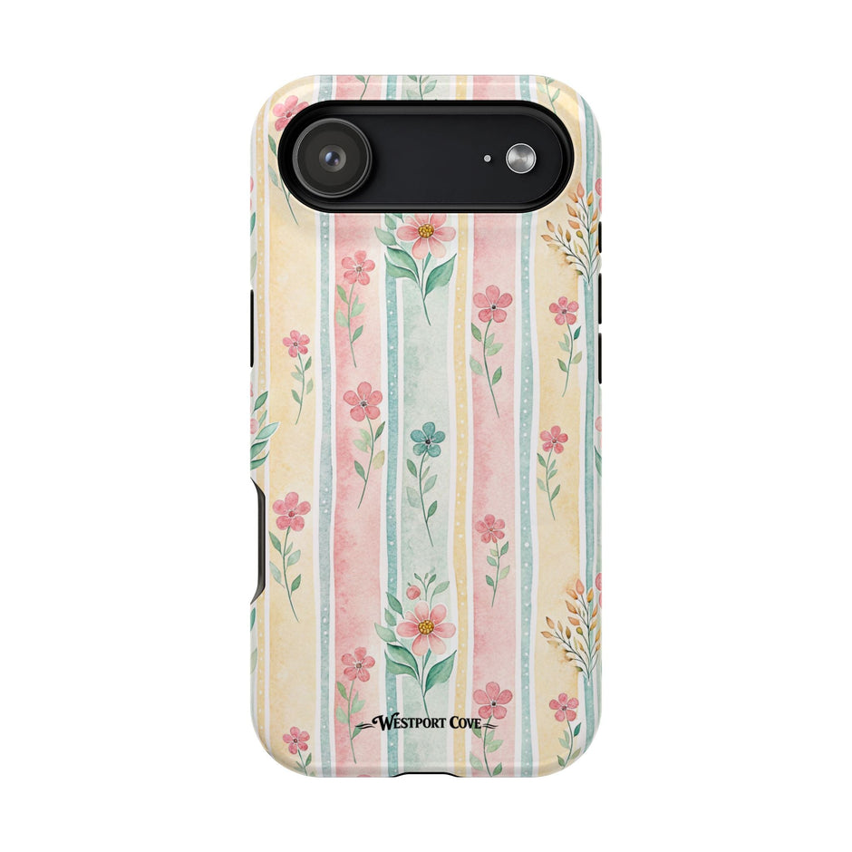 Floral Stripe - Extreme MagSafe Phone Case - Westport Cove