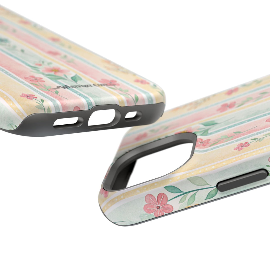 Floral Stripe - Extreme MagSafe Phone Case - Westport Cove