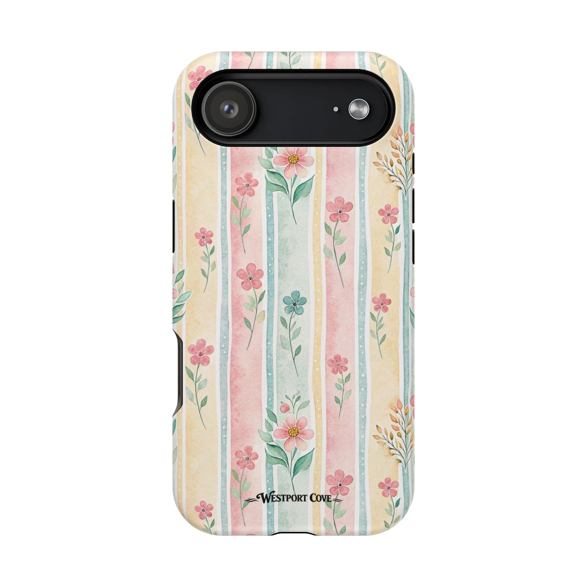 Floral Stripe - Extreme MagSafe Phone Case - Westport Cove