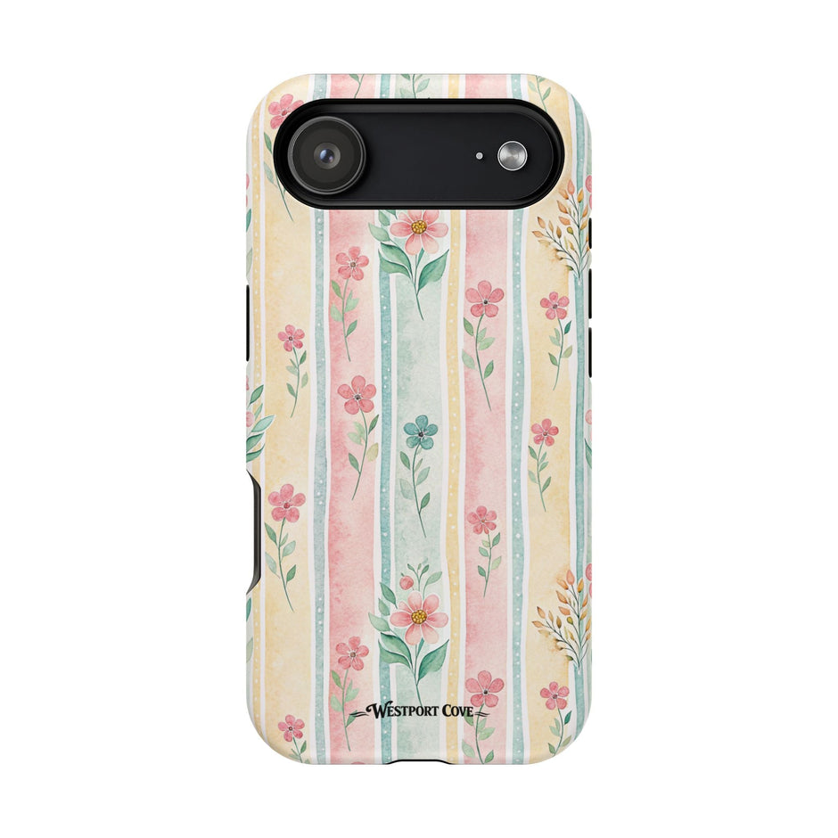 Floral Stripe - Extreme MagSafe Phone Case - Westport Cove