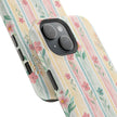 Floral Stripe - Extreme MagSafe Phone Case - Westport Cove