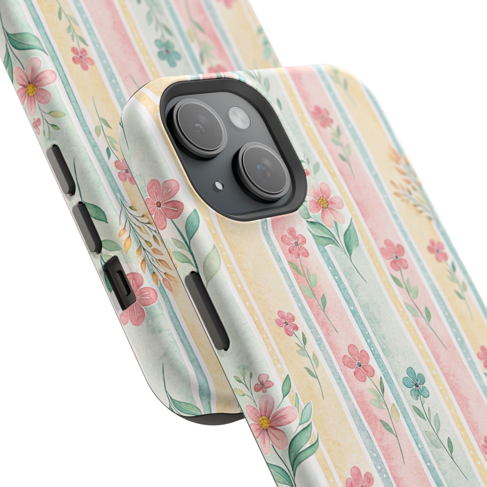 Floral Stripe - Extreme MagSafe Phone Case - Westport Cove