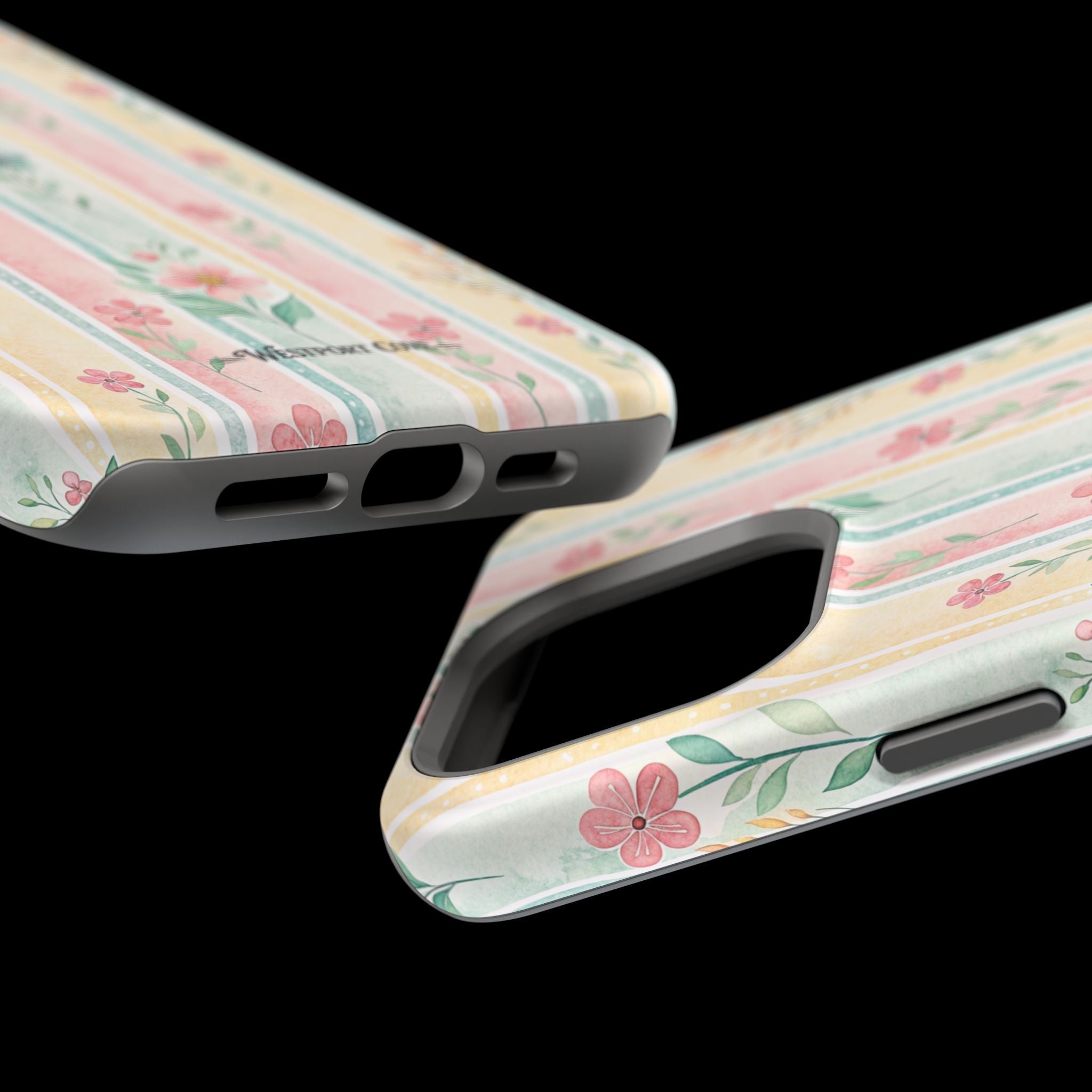 Floral Stripe - Extreme MagSafe Phone Case - Westport Cove