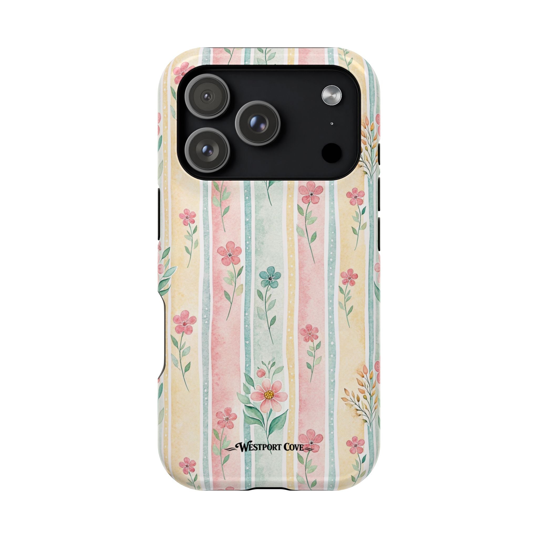 Floral Stripe - Extreme MagSafe Phone Case - Westport Cove