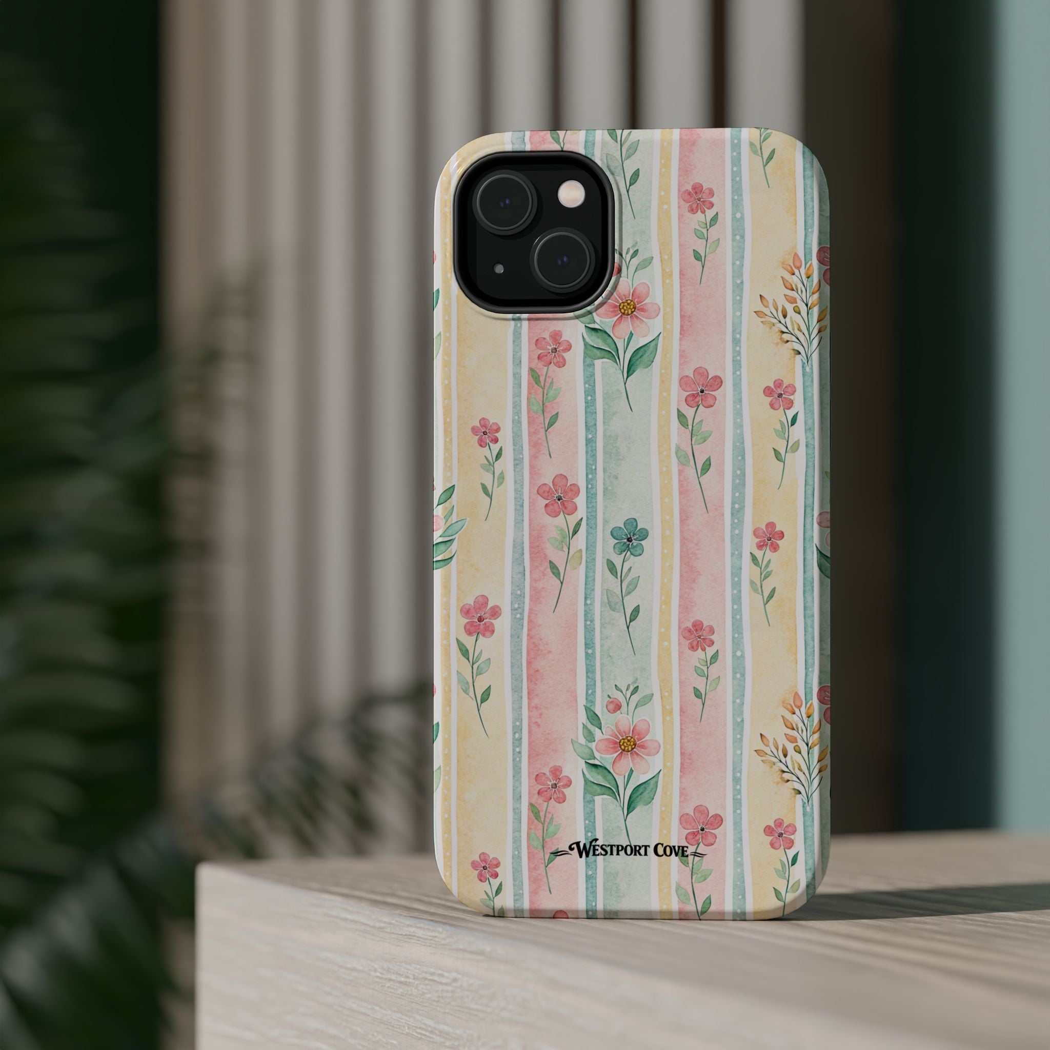 Floral Stripe - Extreme MagSafe Phone Case - Westport Cove