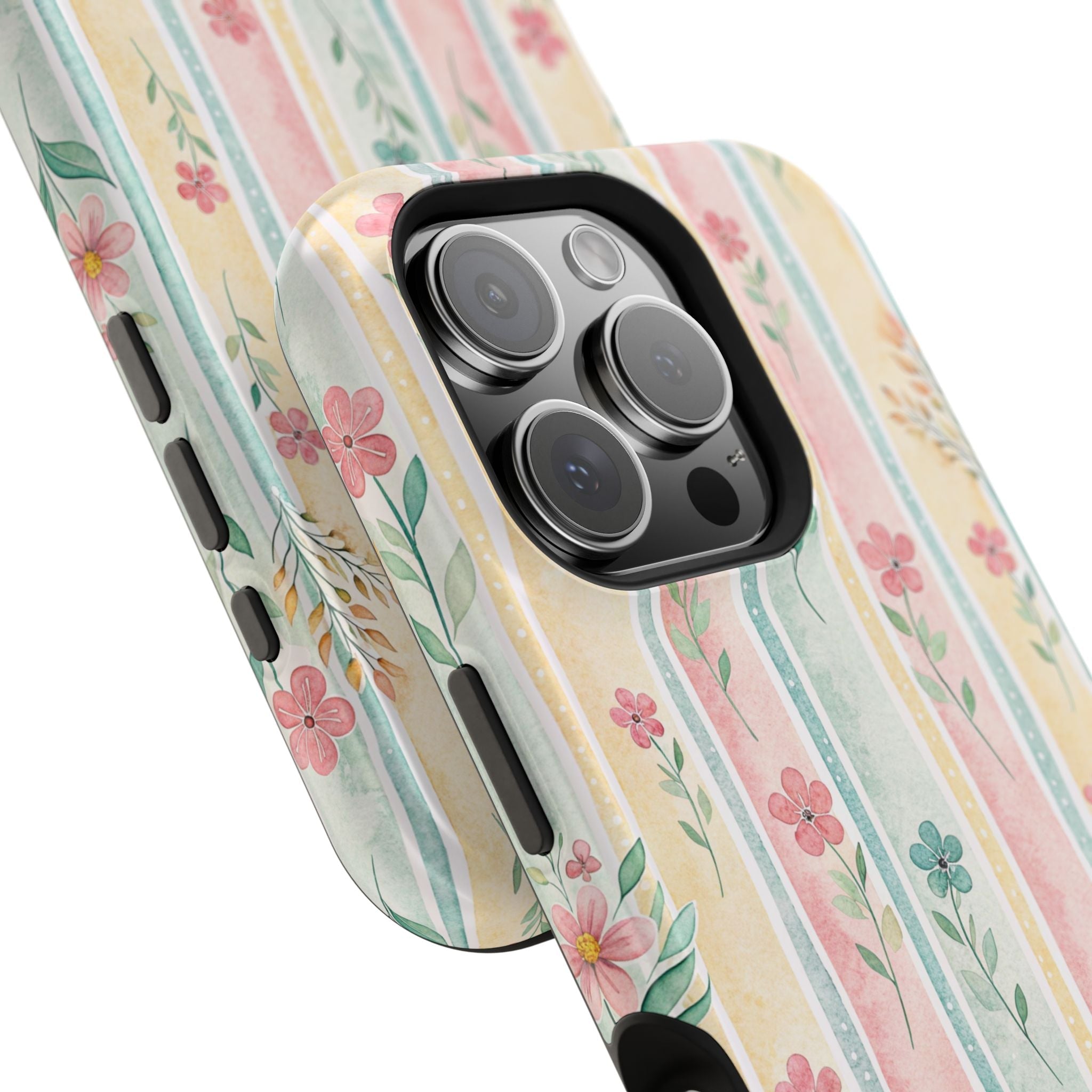 Floral Stripe - Extreme MagSafe Phone Case - Westport Cove