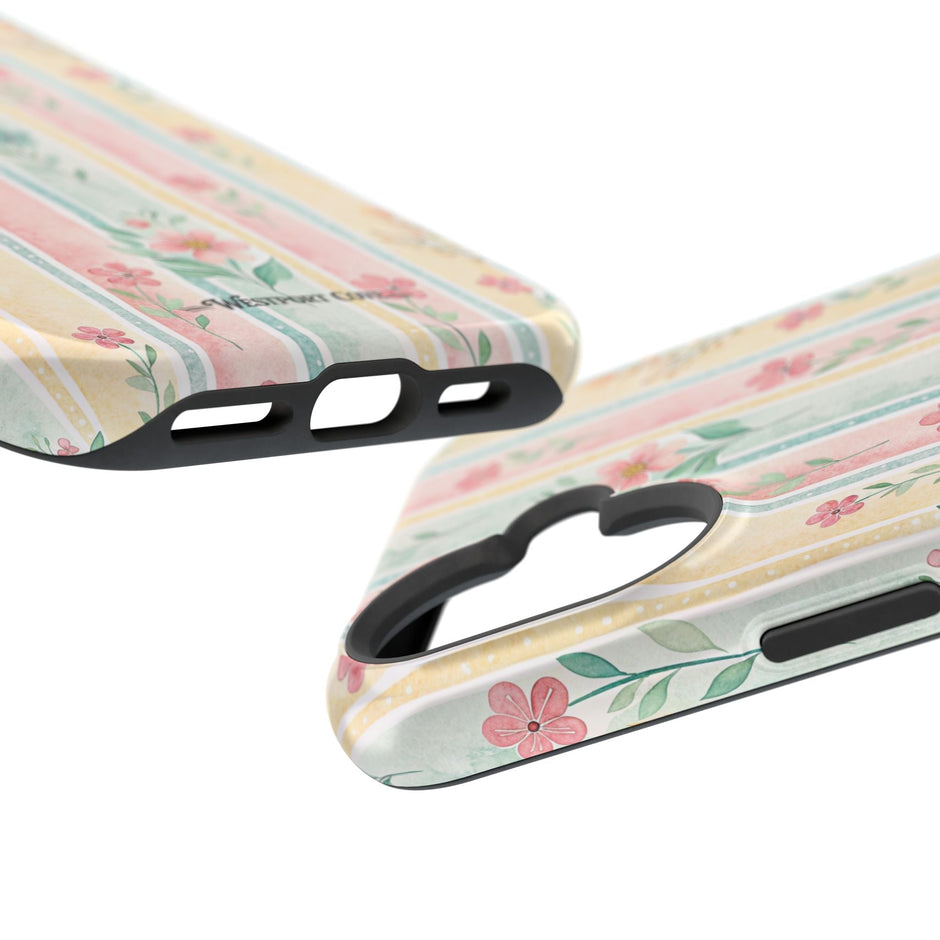 Floral Stripe - Extreme MagSafe Phone Case - Westport Cove