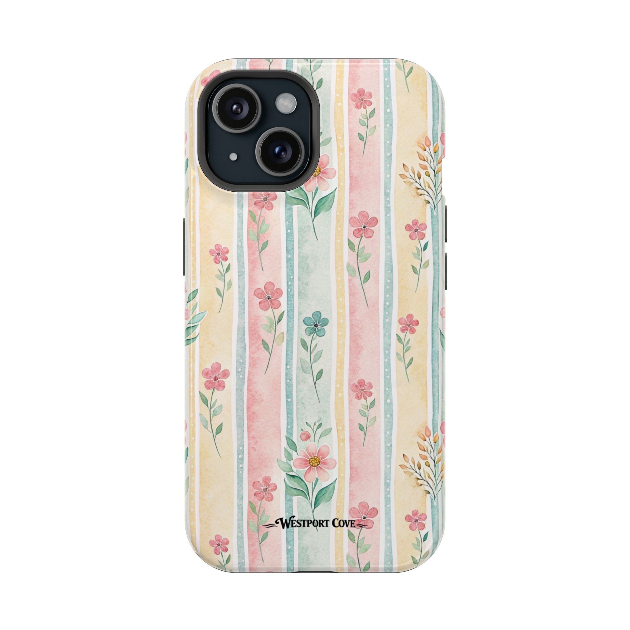 Floral Stripe - Extreme MagSafe Phone Case - Westport Cove