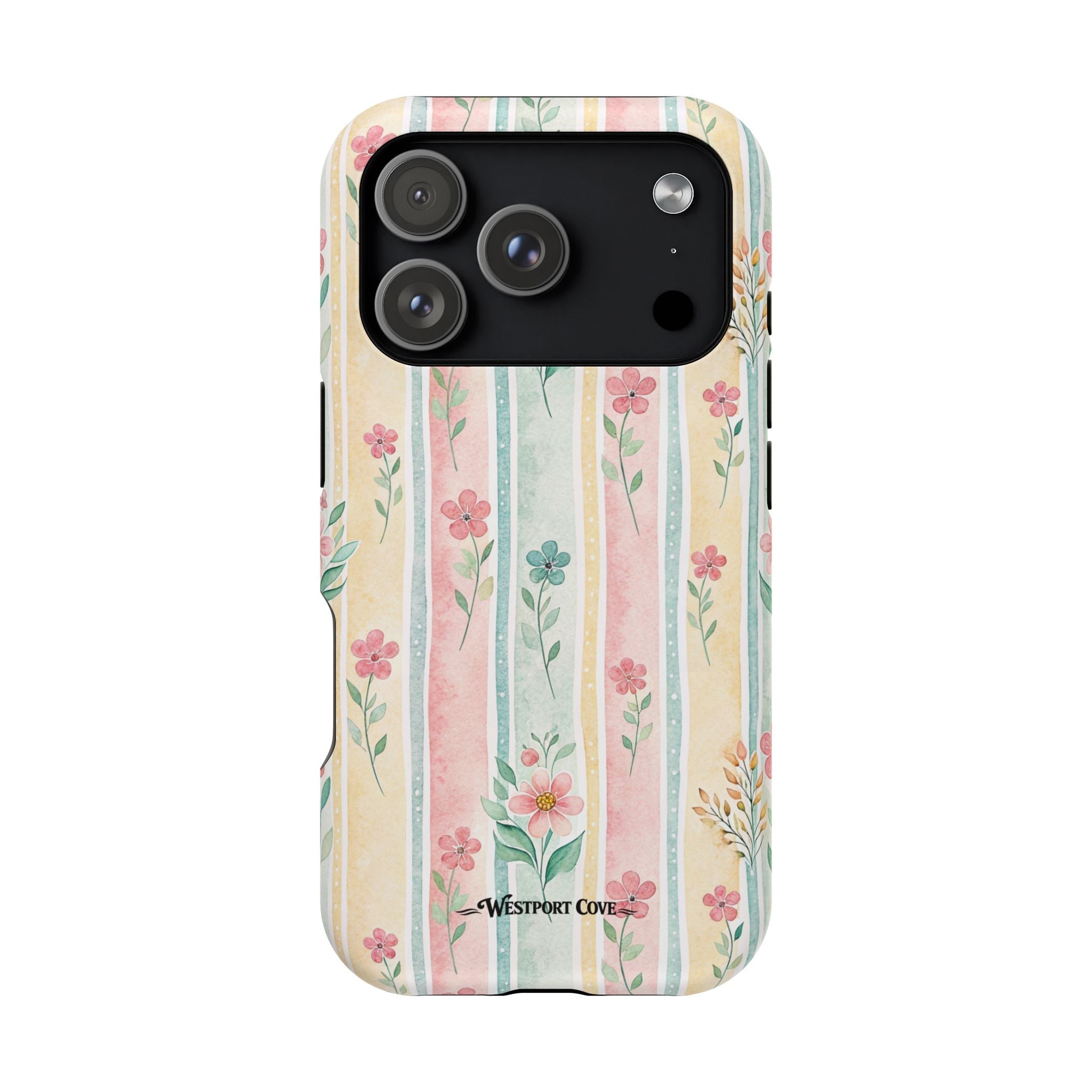 Floral Stripe - Extreme MagSafe Phone Case - Westport Cove