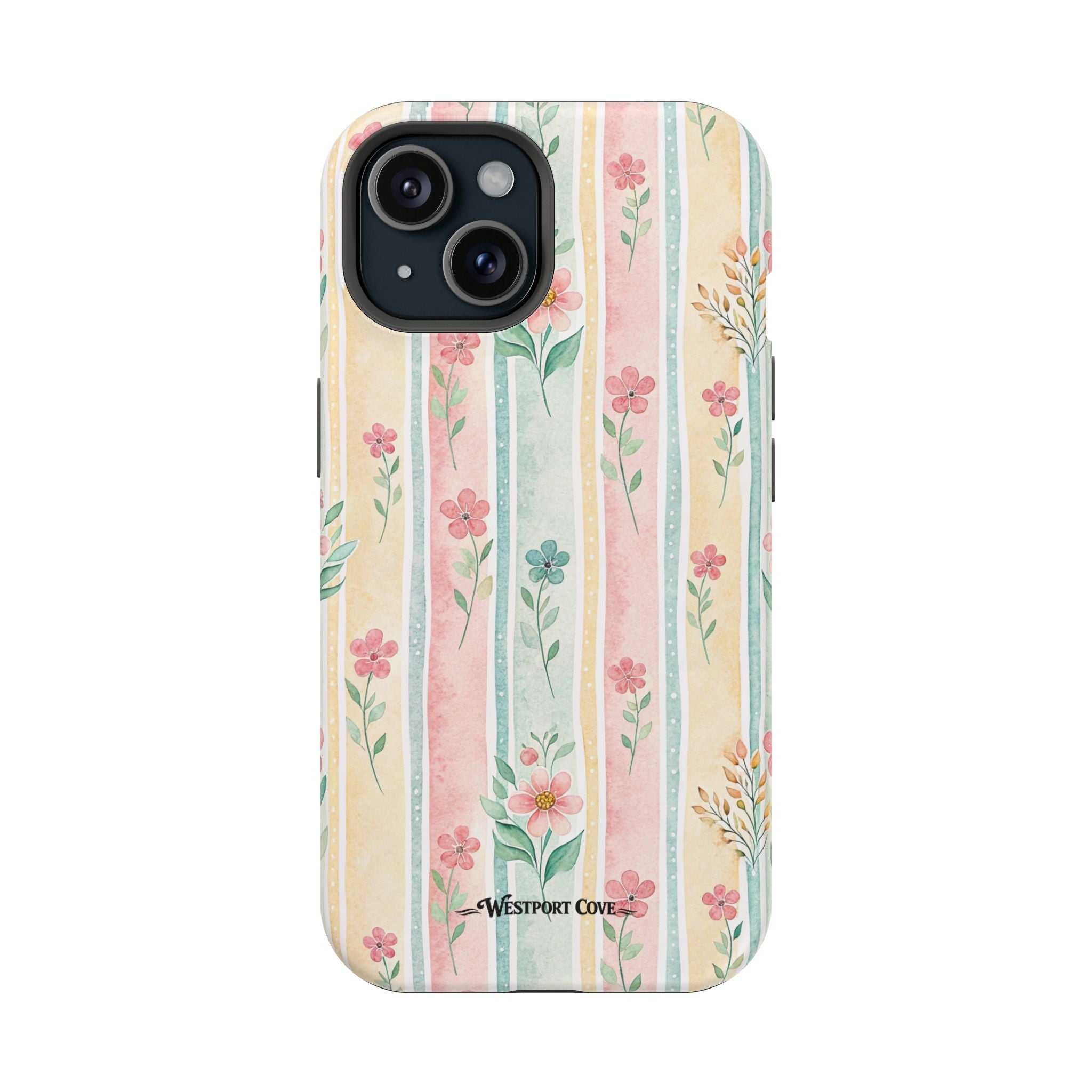 Floral Stripe - Extreme MagSafe Phone Case - Westport Cove