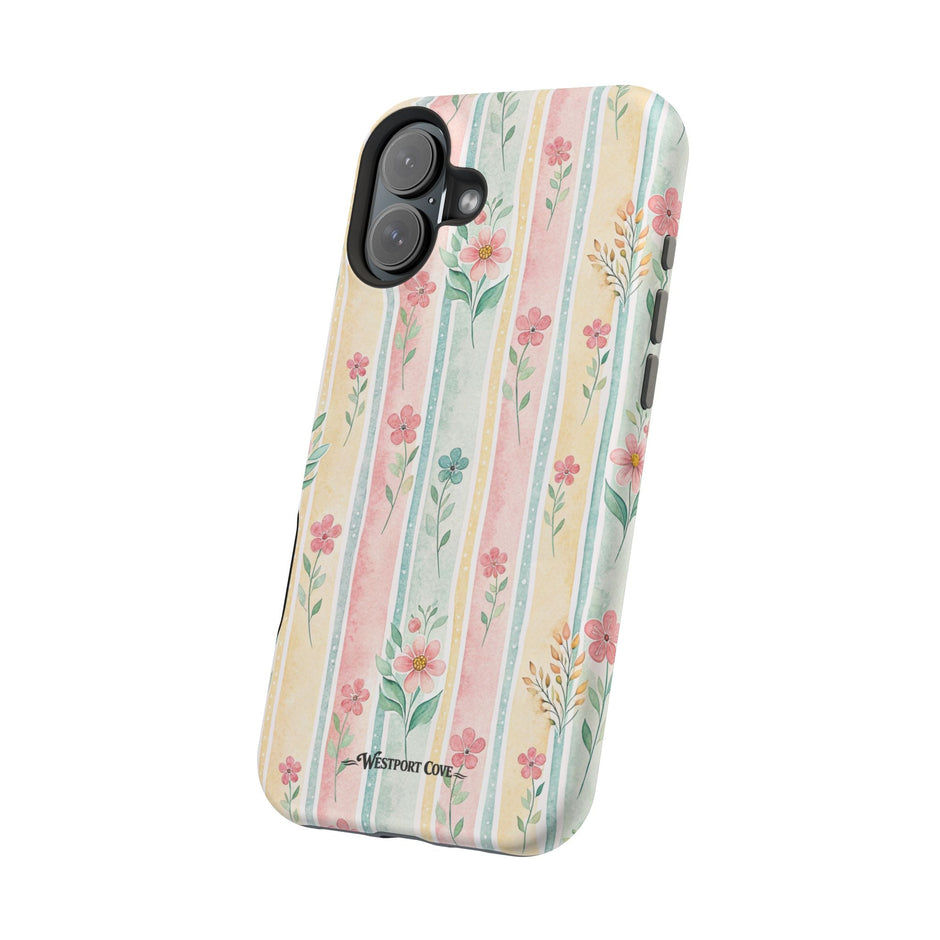 Floral Stripe - Extreme MagSafe Phone Case - Westport Cove