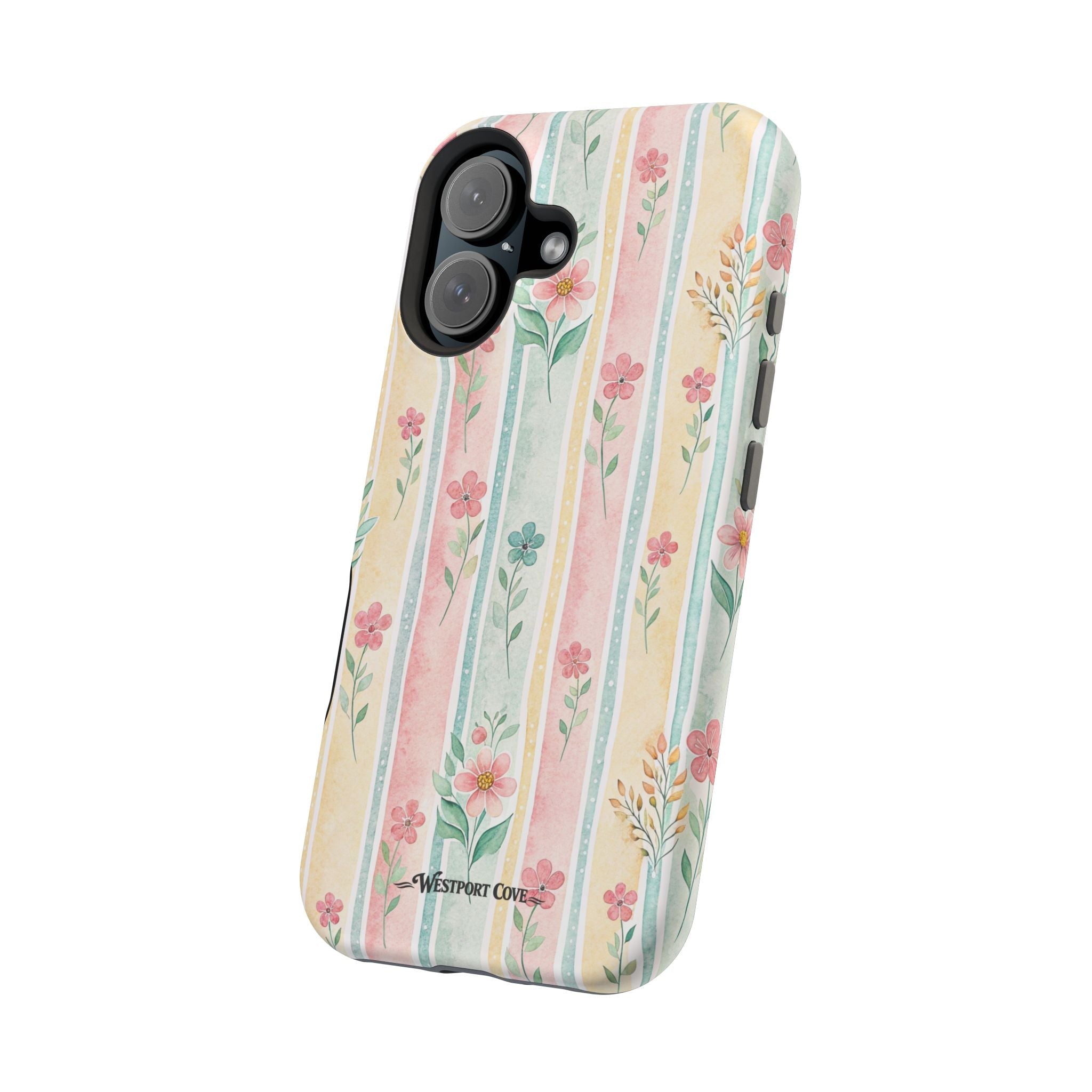 Floral Stripe - Extreme MagSafe Phone Case - Westport Cove