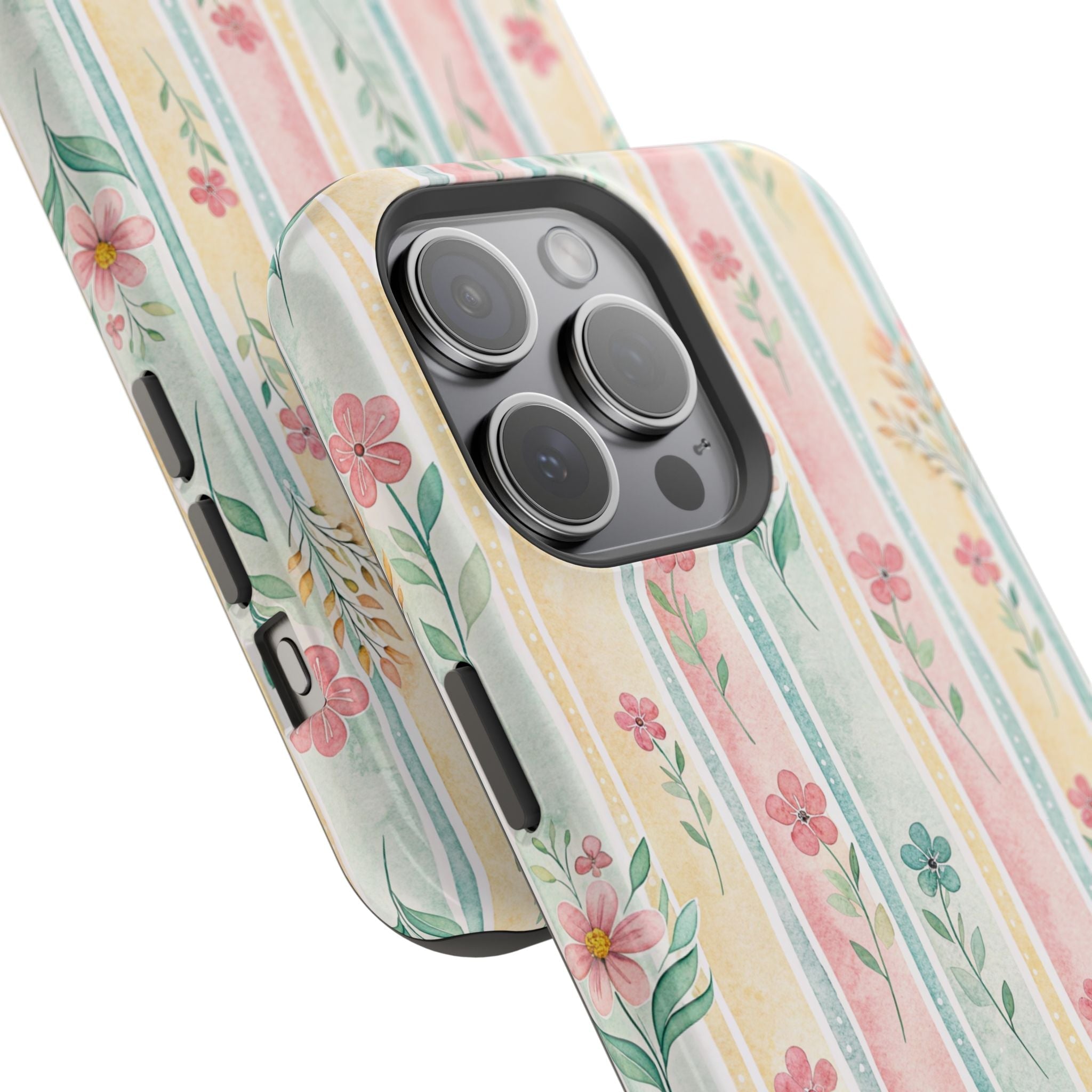 Floral Stripe - Extreme MagSafe Phone Case - Westport Cove