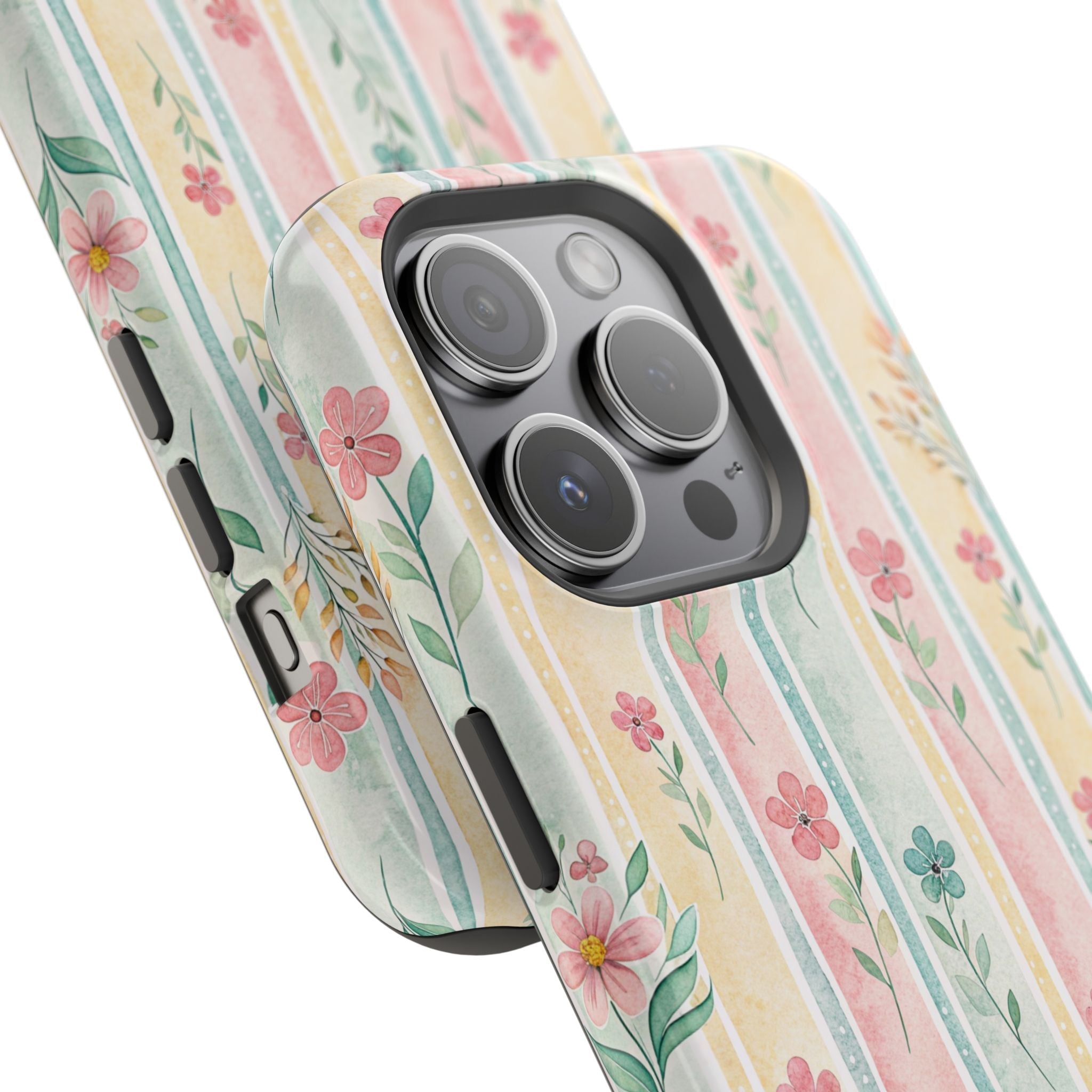 Floral Stripe - Extreme MagSafe Phone Case - Westport Cove