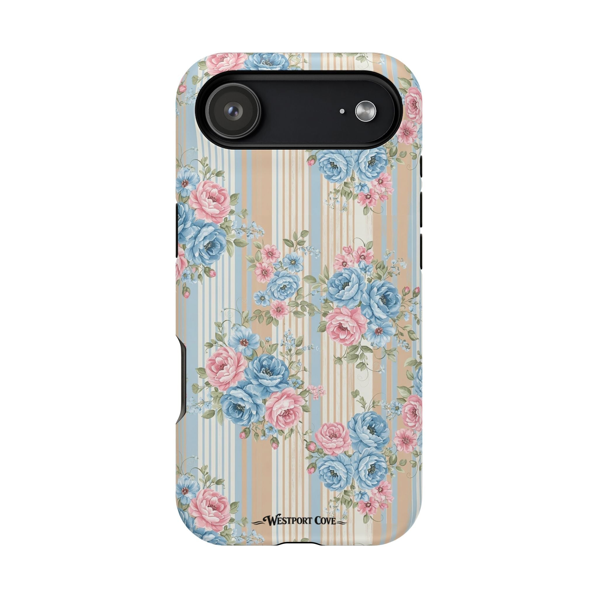 Floral Vintage Stripe - Extreme MagSafe Phone Case - Westport Cove
