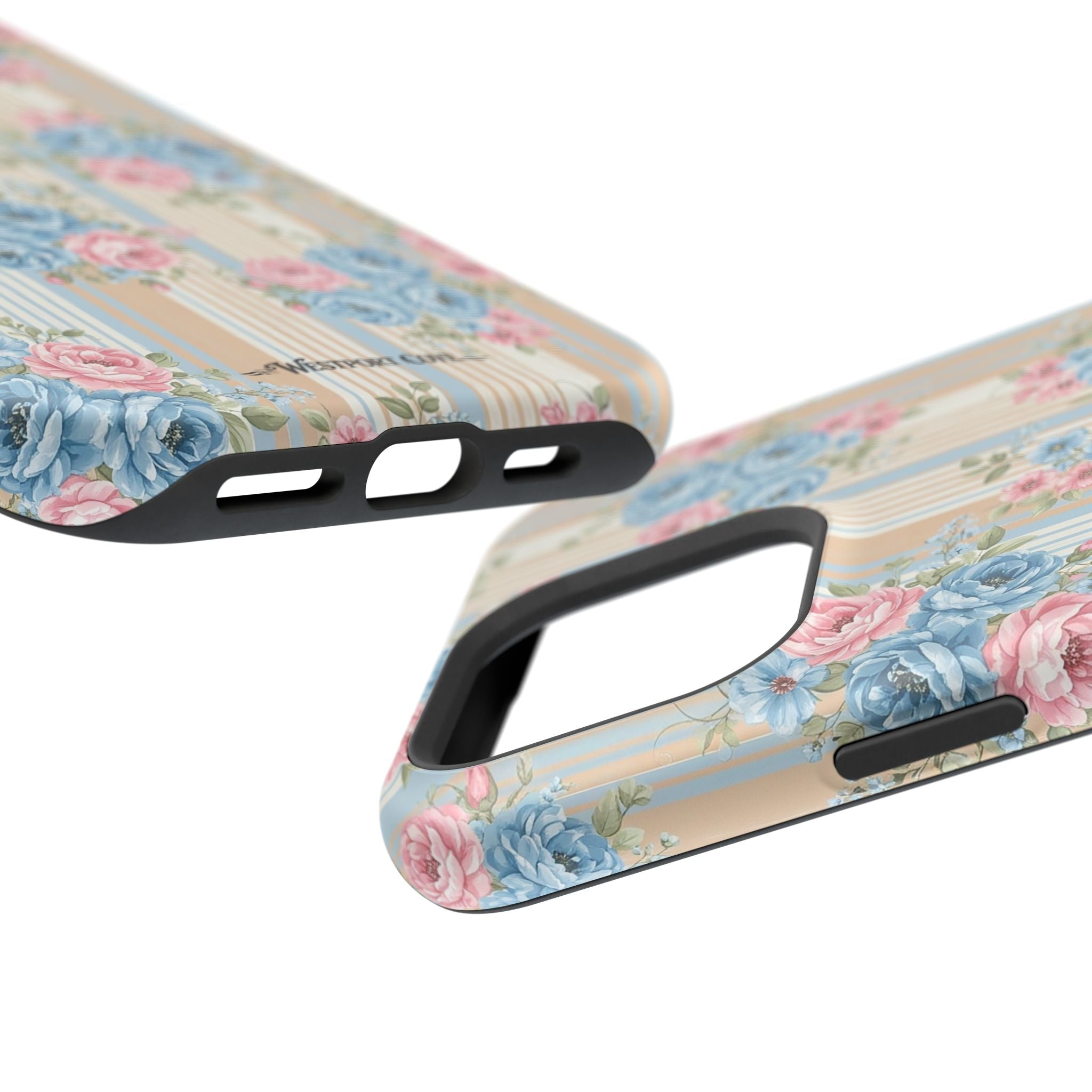 Floral Vintage Stripe - Extreme MagSafe Phone Case - Westport Cove