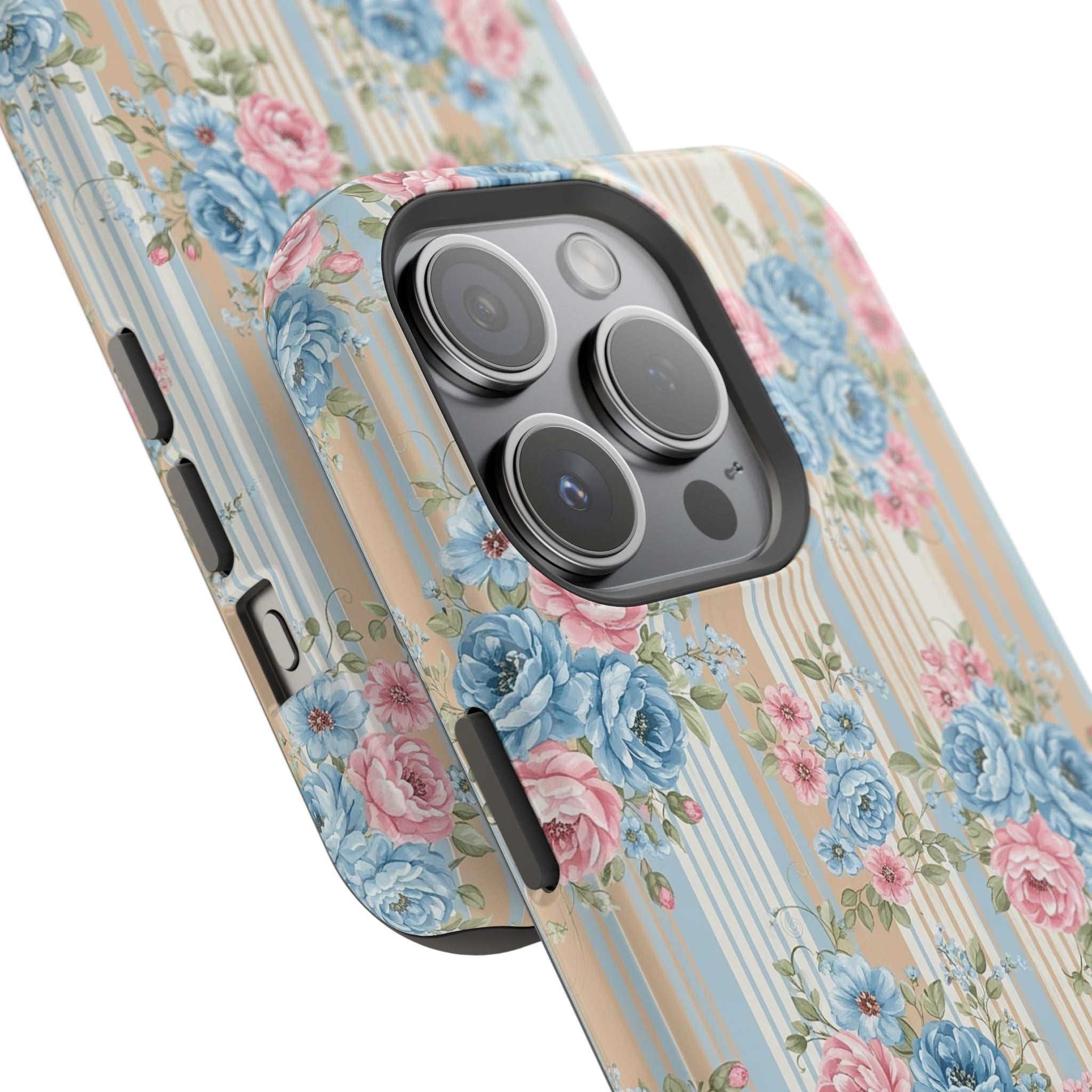 Floral Vintage Stripe - Extreme MagSafe Phone Case - Westport Cove