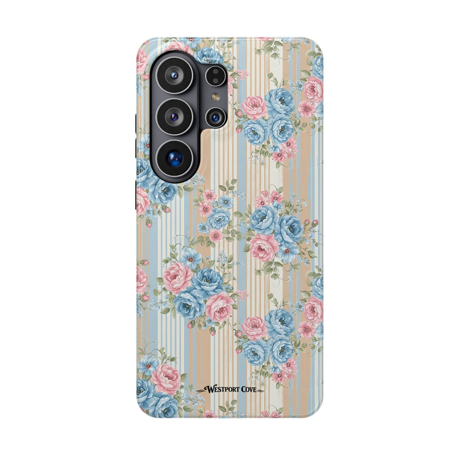 Floral Vintage Stripe - Extreme MagSafe Phone Case - Westport Cove
