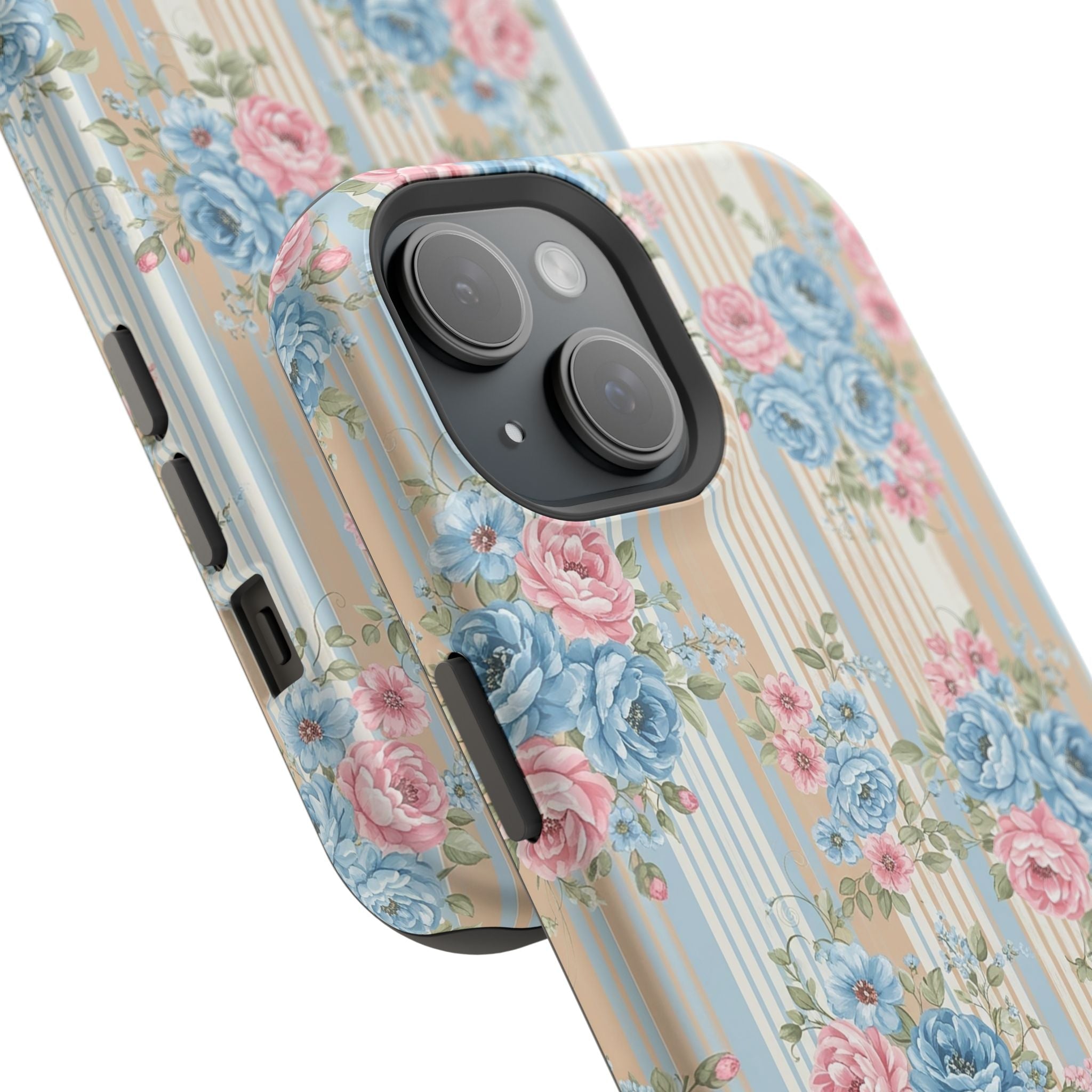 Floral Vintage Stripe - Extreme MagSafe Phone Case - Westport Cove