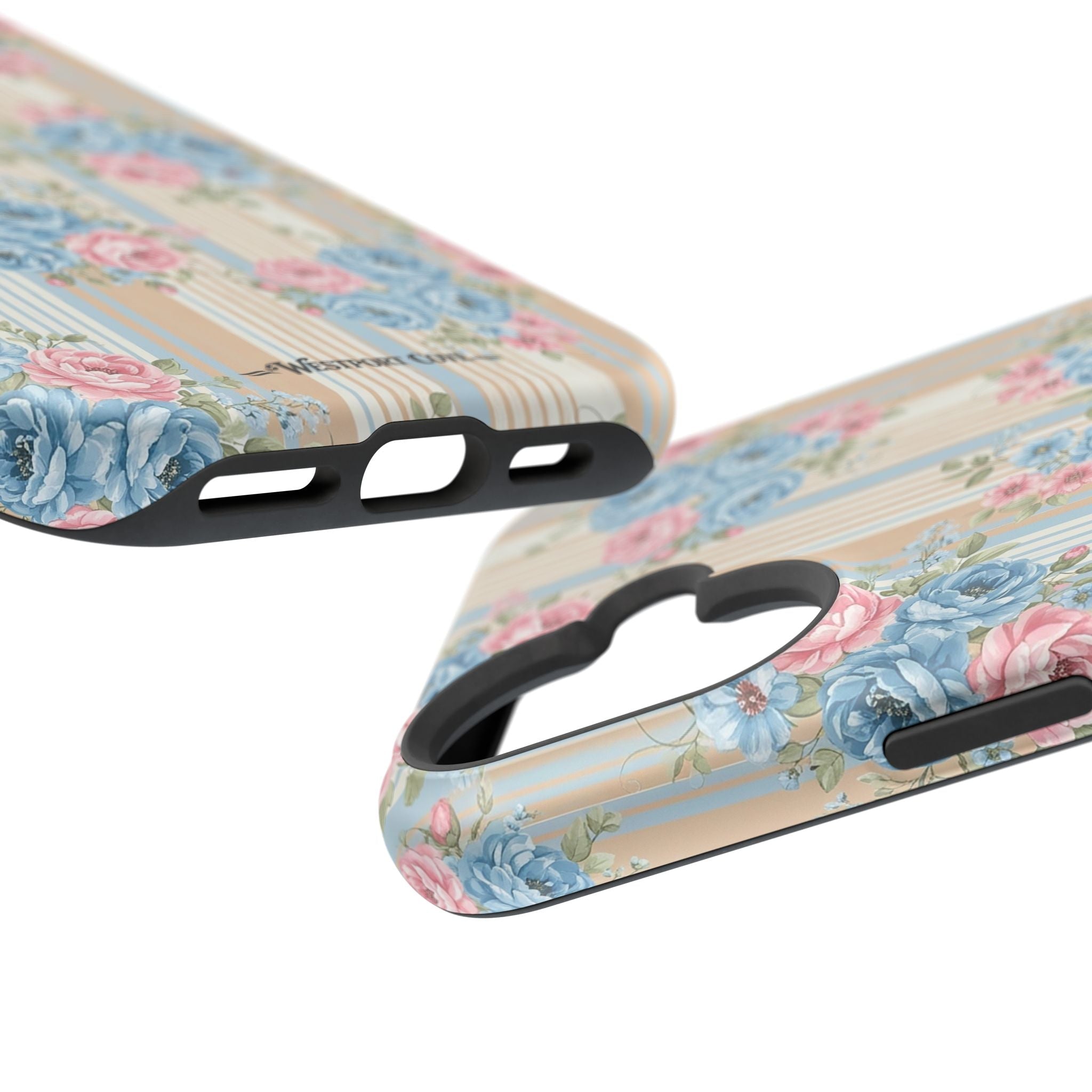 Floral Vintage Stripe - Extreme MagSafe Phone Case - Westport Cove