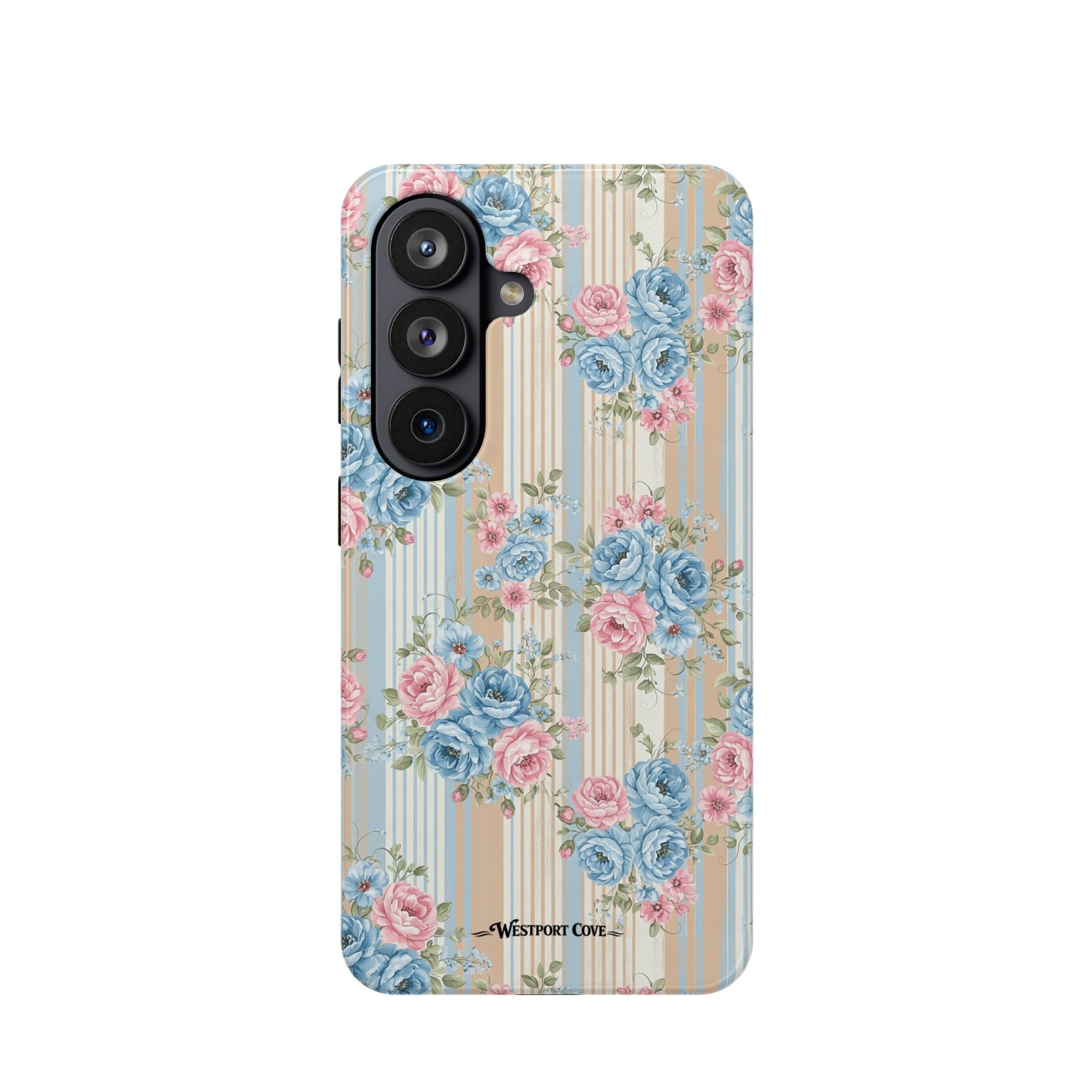 Floral Vintage Stripe - Extreme MagSafe Phone Case - Westport Cove