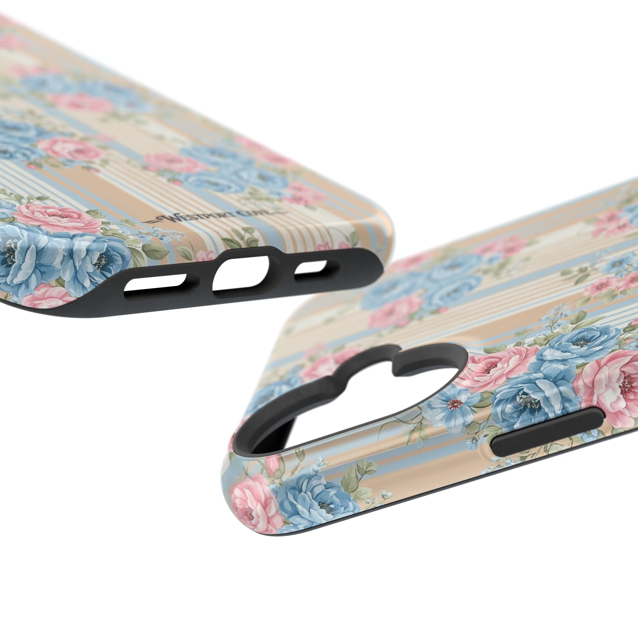 Floral Vintage Stripe - Extreme MagSafe Phone Case - Westport Cove