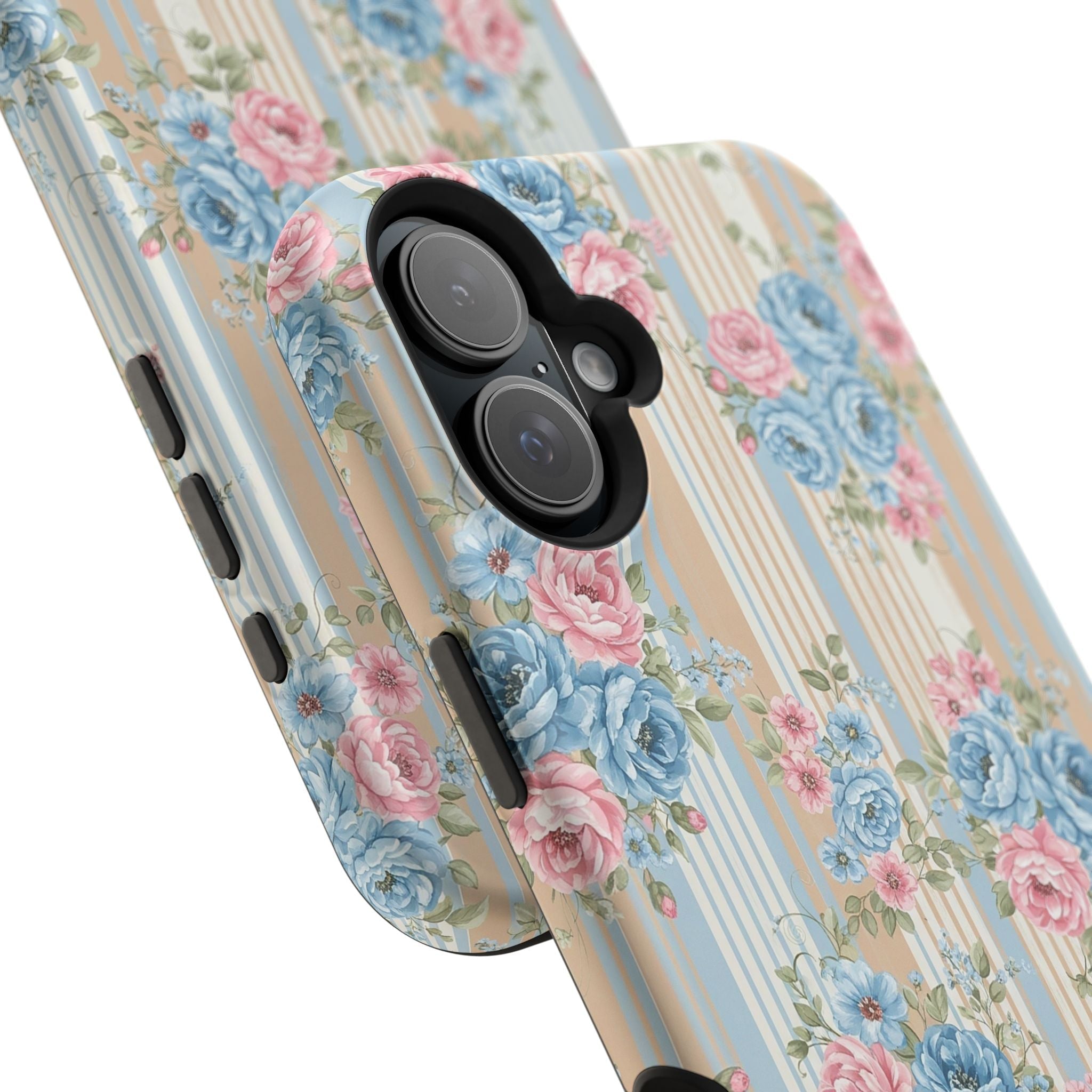 Floral Vintage Stripe - Extreme MagSafe Phone Case - Westport Cove