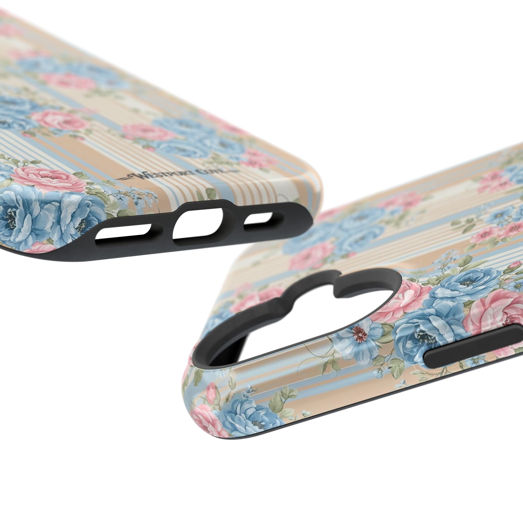 Floral Vintage Stripe - Extreme MagSafe Phone Case - Westport Cove