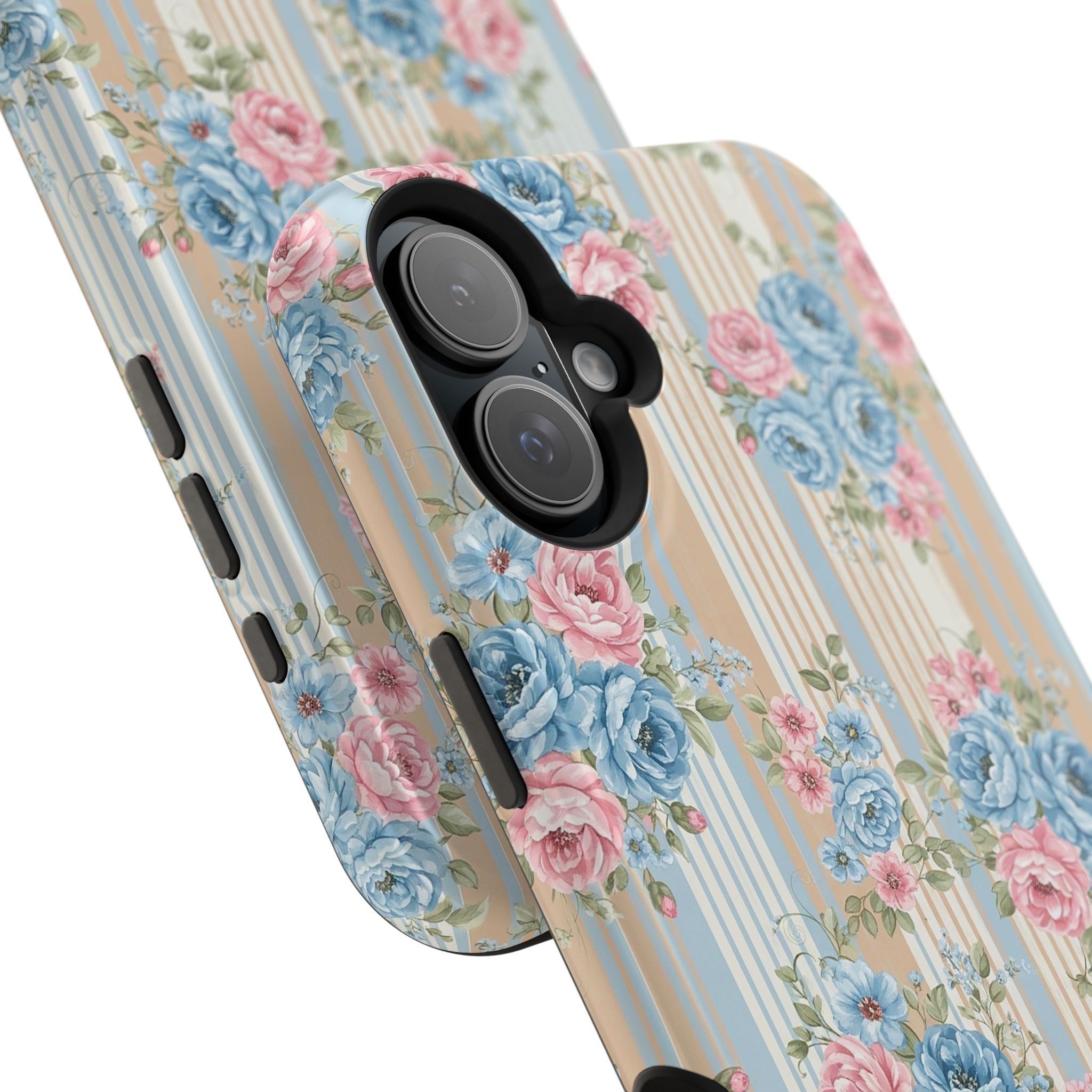 Floral Vintage Stripe - Extreme MagSafe Phone Case - Westport Cove