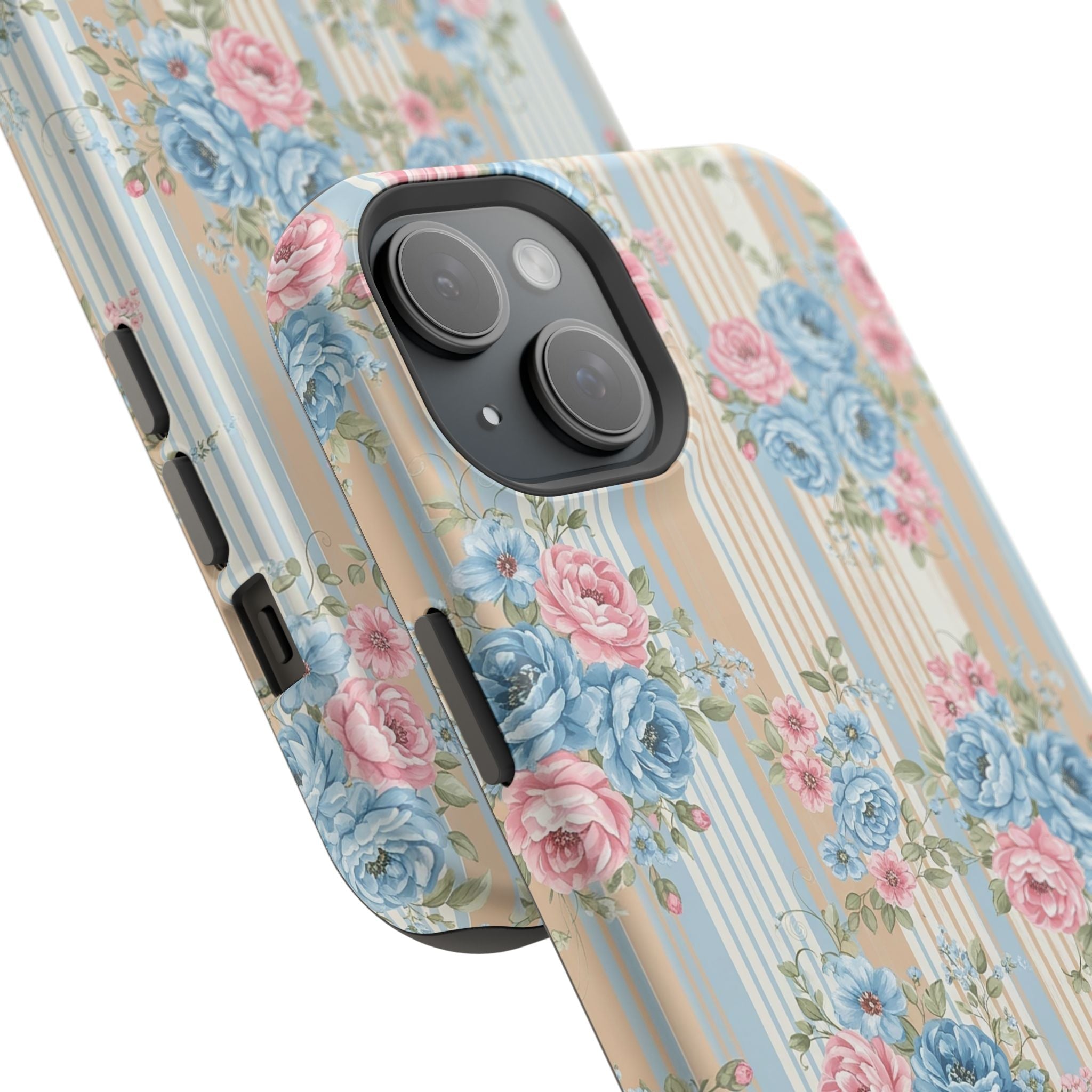 Floral Vintage Stripe - Extreme MagSafe Phone Case - Westport Cove