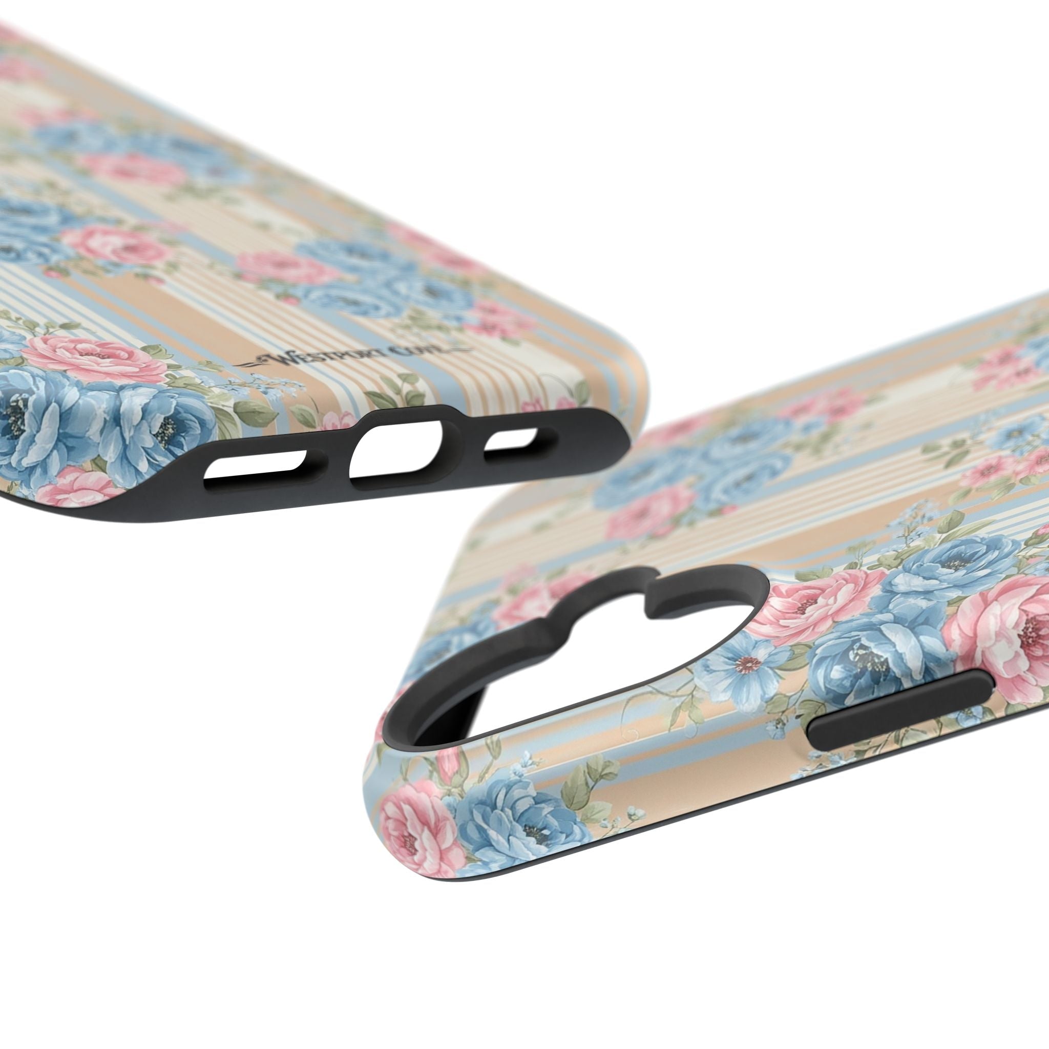 Floral Vintage Stripe - Extreme MagSafe Phone Case - Westport Cove