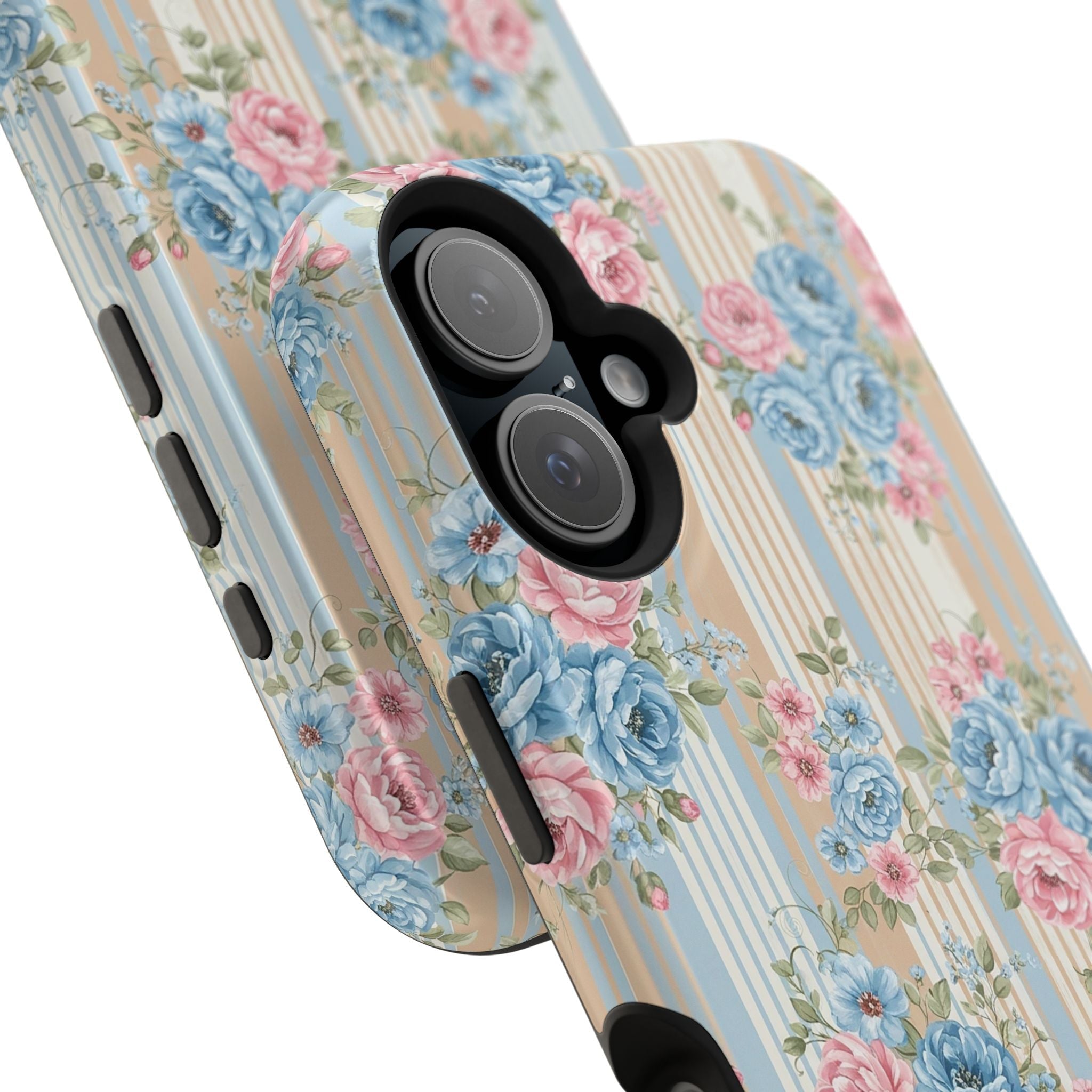 Floral Vintage Stripe - Extreme MagSafe Phone Case - Westport Cove