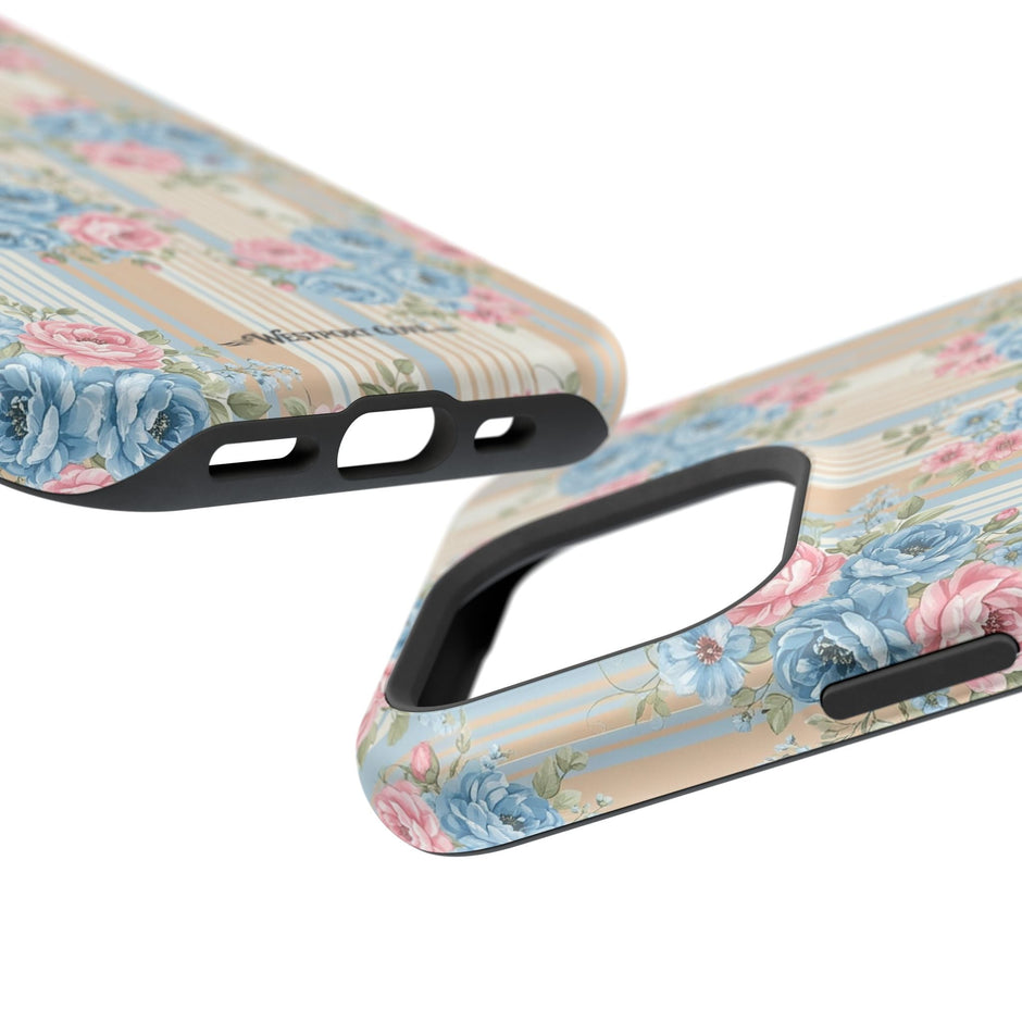 Floral Vintage Stripe - Extreme MagSafe Phone Case - Westport Cove
