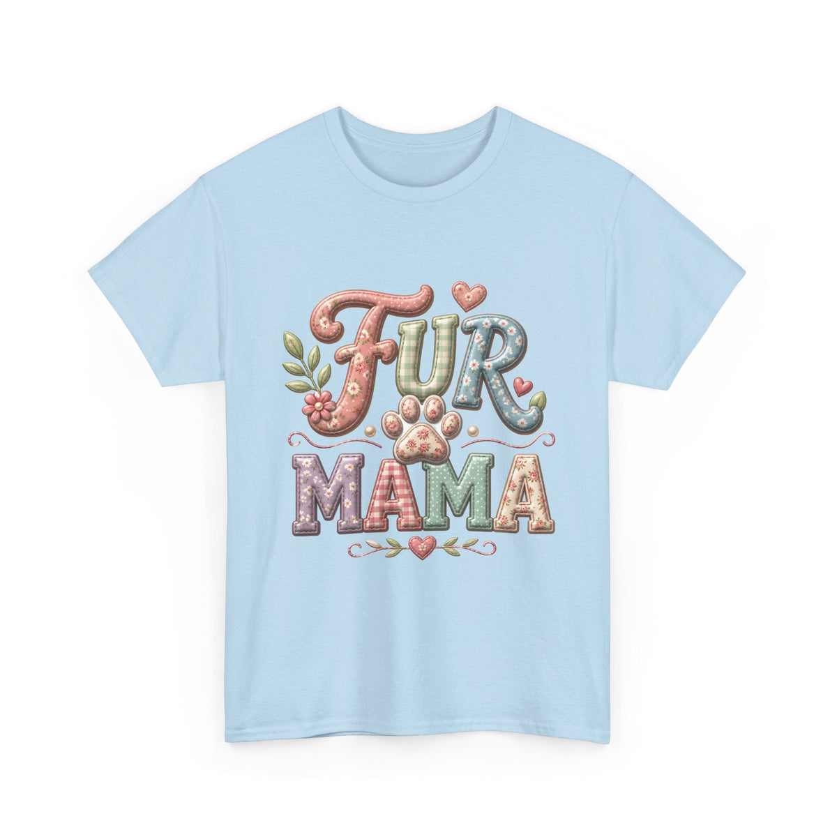 Fur Mama T-Shirt – Cute Paw Print Pet Mom Tee - Westport Cove
