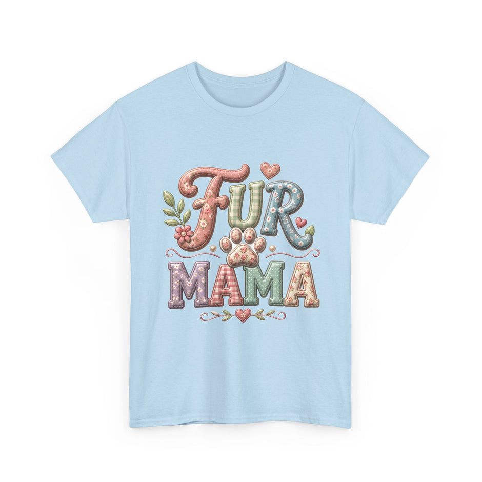 Fur Mama T-Shirt – Cute Paw Print Pet Mom Tee - Westport Cove