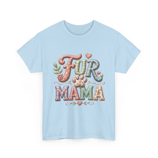 Fur Mama T-Shirt – Cute Paw Print Pet Mom Tee - Westport Cove