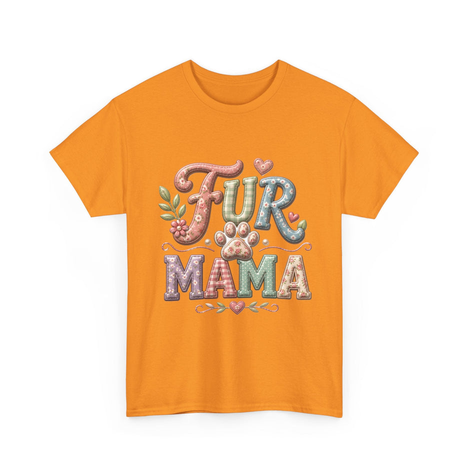 Fur Mama T-Shirt – Cute Paw Print Pet Mom Tee - Westport Cove