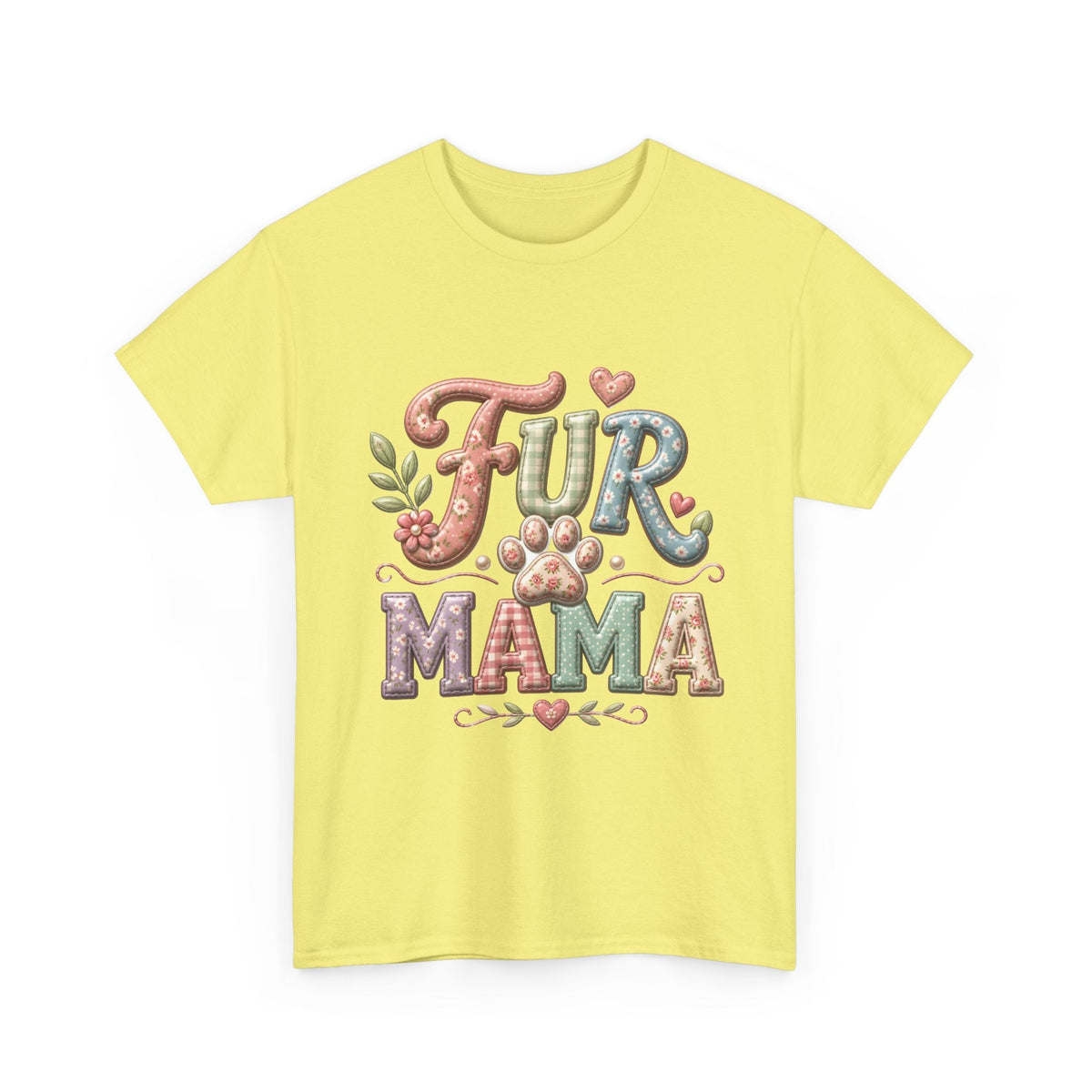 Fur Mama T-Shirt – Cute Paw Print Pet Mom Tee - Westport Cove