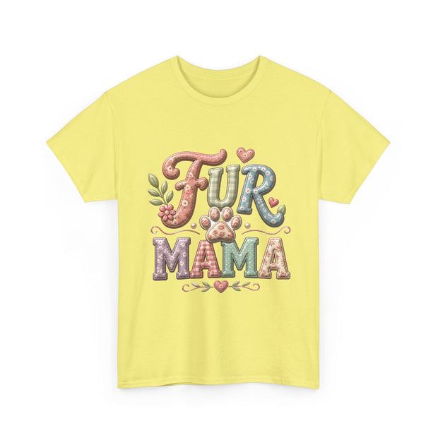 Fur Mama T-Shirt – Cute Paw Print Pet Mom Tee - Westport Cove