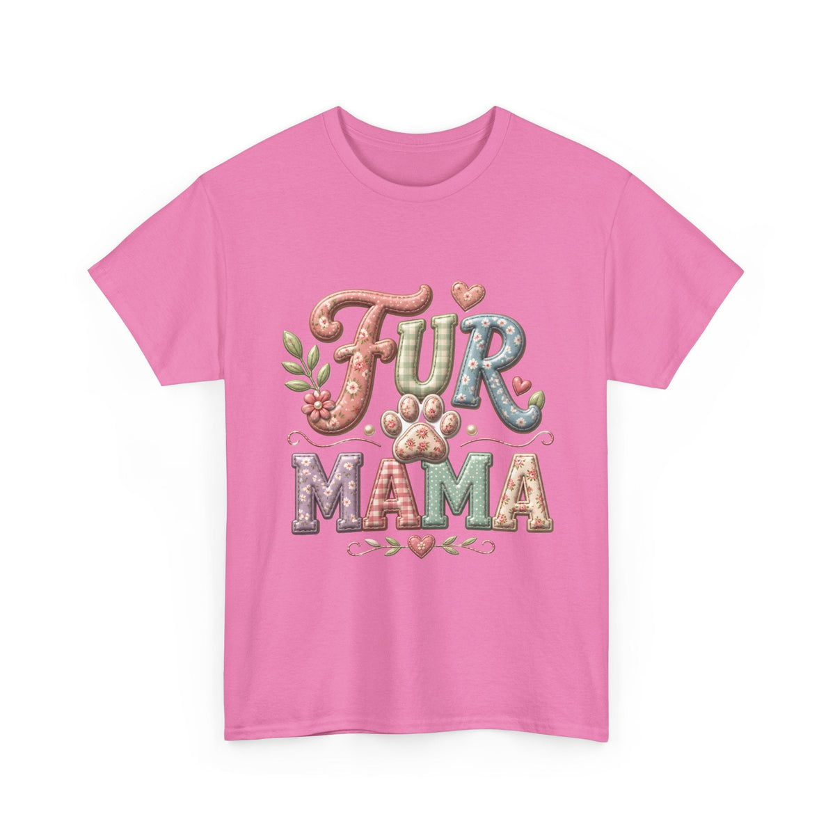 Fur Mama T-Shirt – Cute Paw Print Pet Mom Tee - Westport Cove
