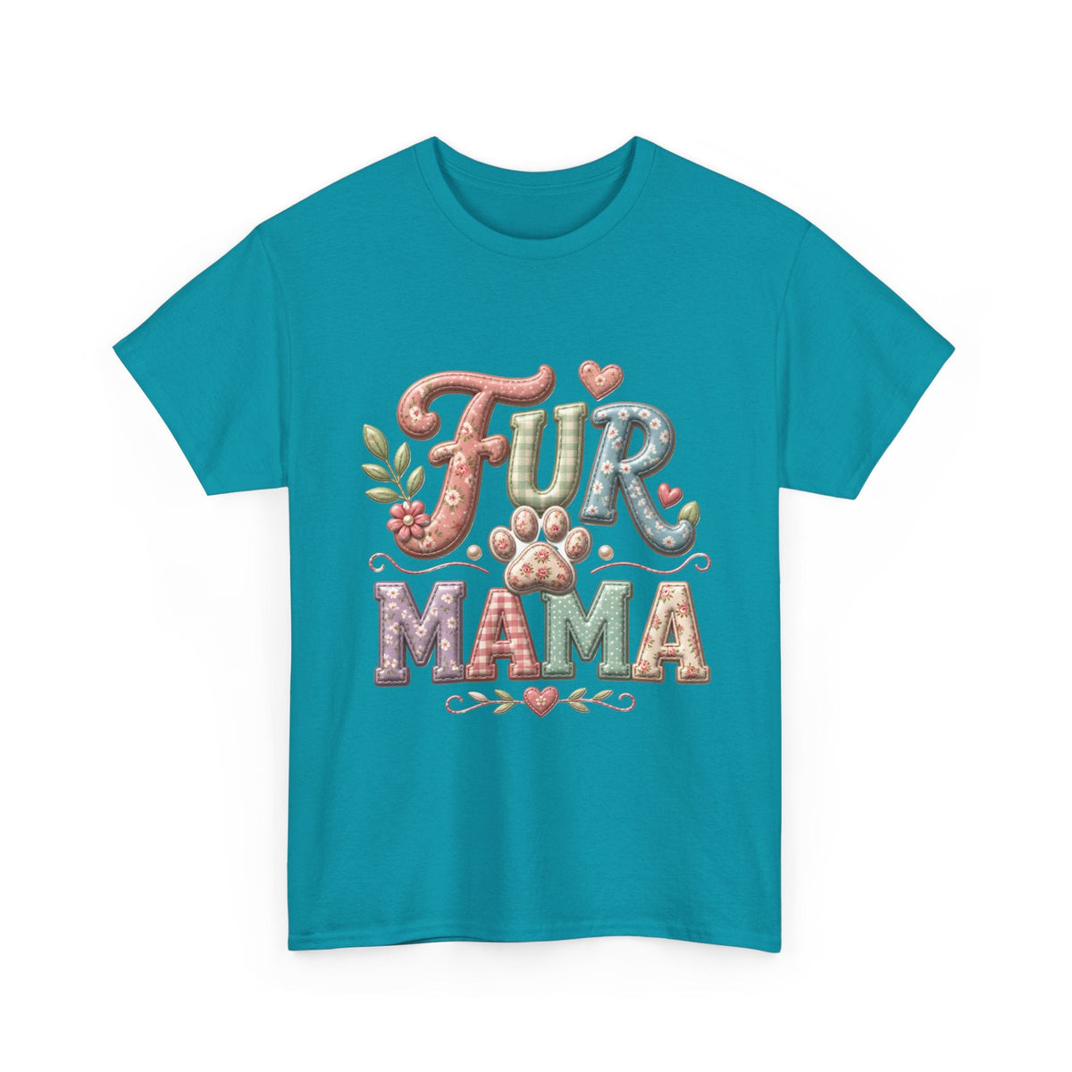 Fur Mama T-Shirt – Cute Paw Print Pet Mom Tee - Westport Cove