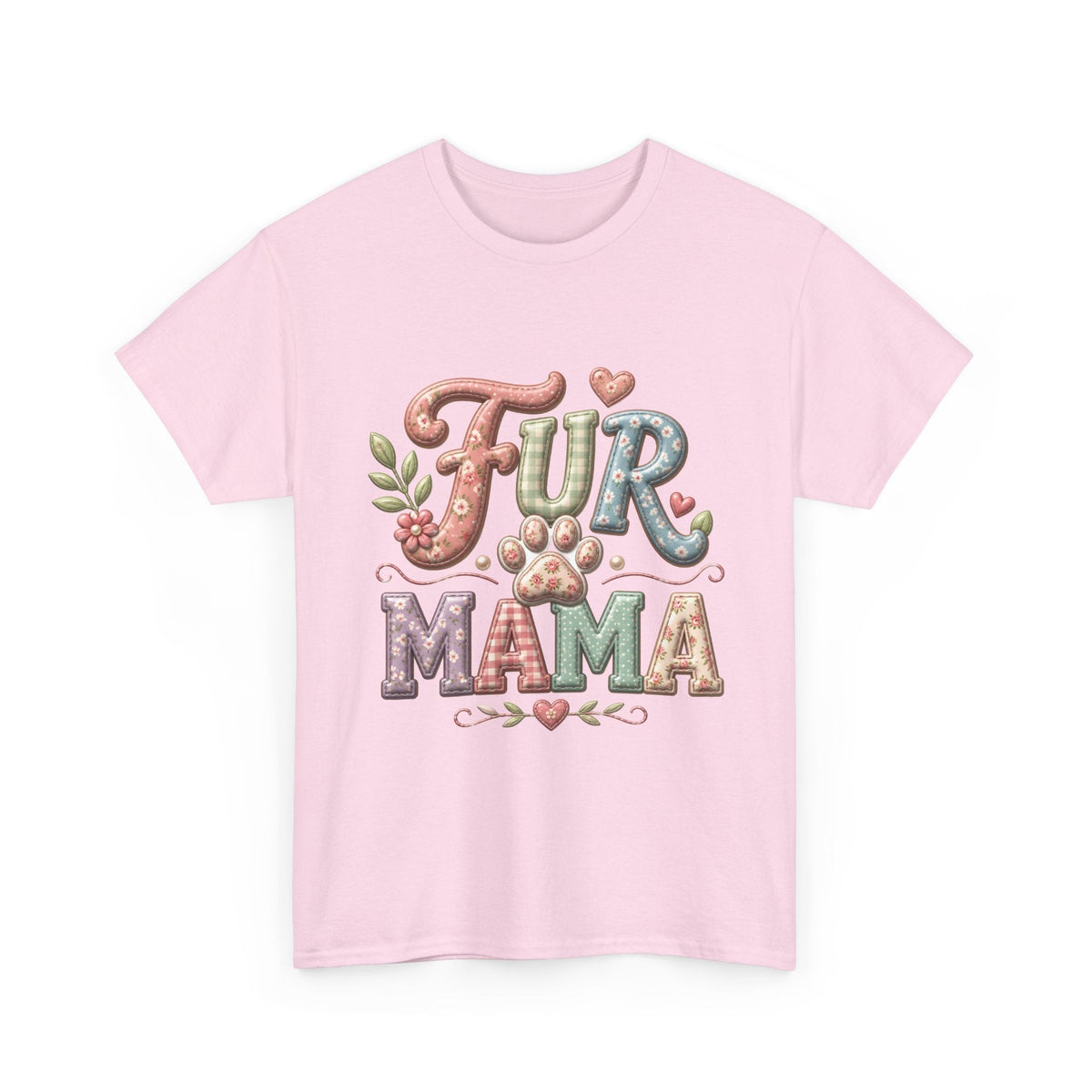 Fur Mama T-Shirt – Cute Paw Print Pet Mom Tee - Westport Cove