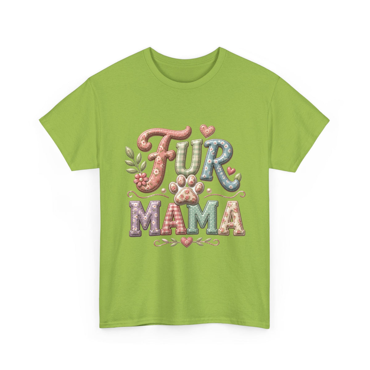 Fur Mama T-Shirt – Cute Paw Print Pet Mom Tee - Westport Cove