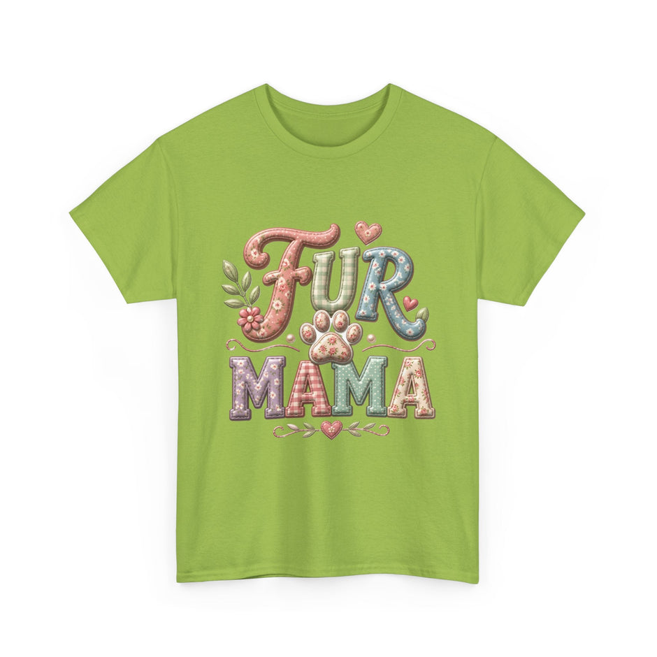 Fur Mama T-Shirt – Cute Paw Print Pet Mom Tee - Westport Cove