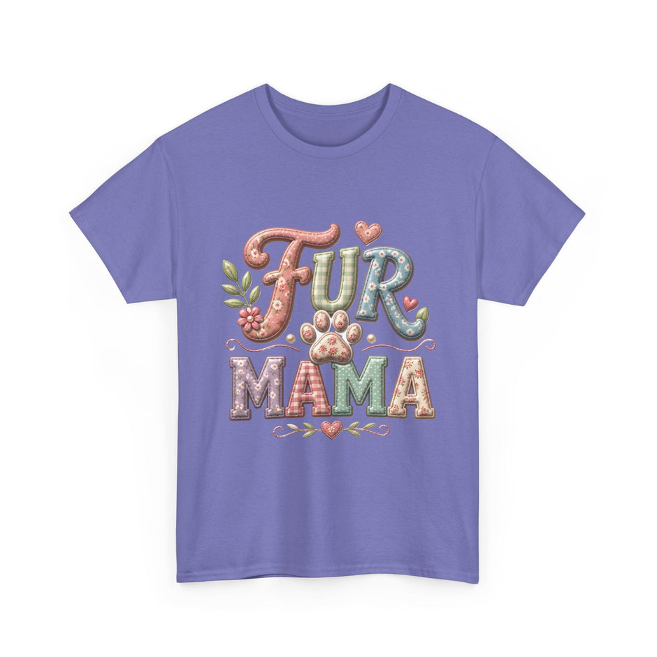 Fur Mama T-Shirt – Cute Paw Print Pet Mom Tee - Westport Cove