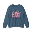 Halloween 'Boo' Crewneck Sweatshirt — Cute Pink Bat & Star Graphic - Westport Cove