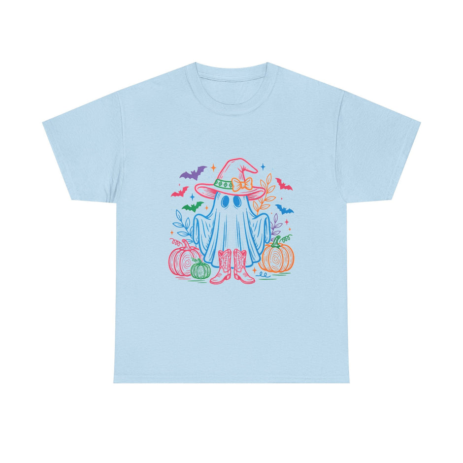 Halloween Ghost Tee — Cute Witch Hat & Pumpkins - Westport Cove