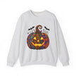 Halloween Jack-O'-Lantern Sweatshirt — Colorful Patterned Pumpkin Crewneck - Westport Cove