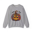 Halloween Jack-O'-Lantern Sweatshirt — Colorful Patterned Pumpkin Crewneck - Westport Cove