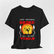 Halloween Witch Yoga T-Shirt — “My Broom Broke So Now I Am Doing Yoga” - Westport Cove